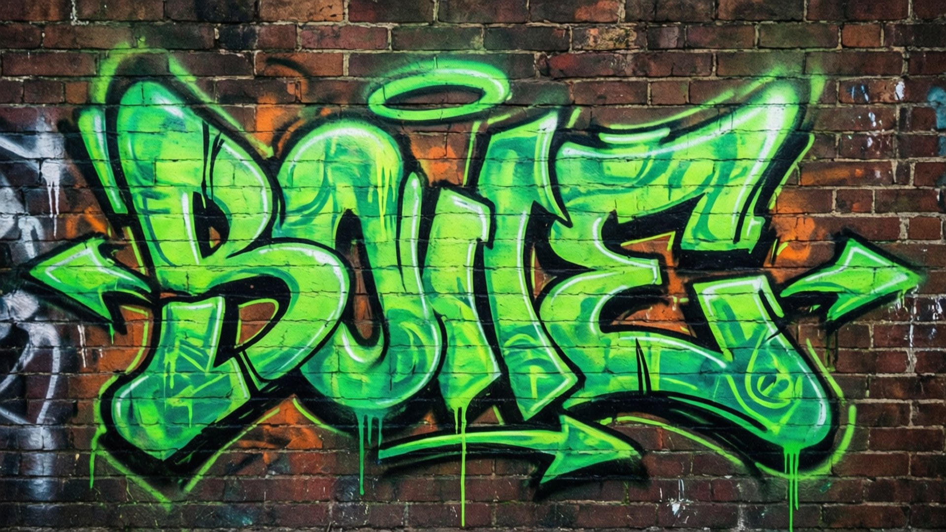 Glow ng Graffiti Wallpaper