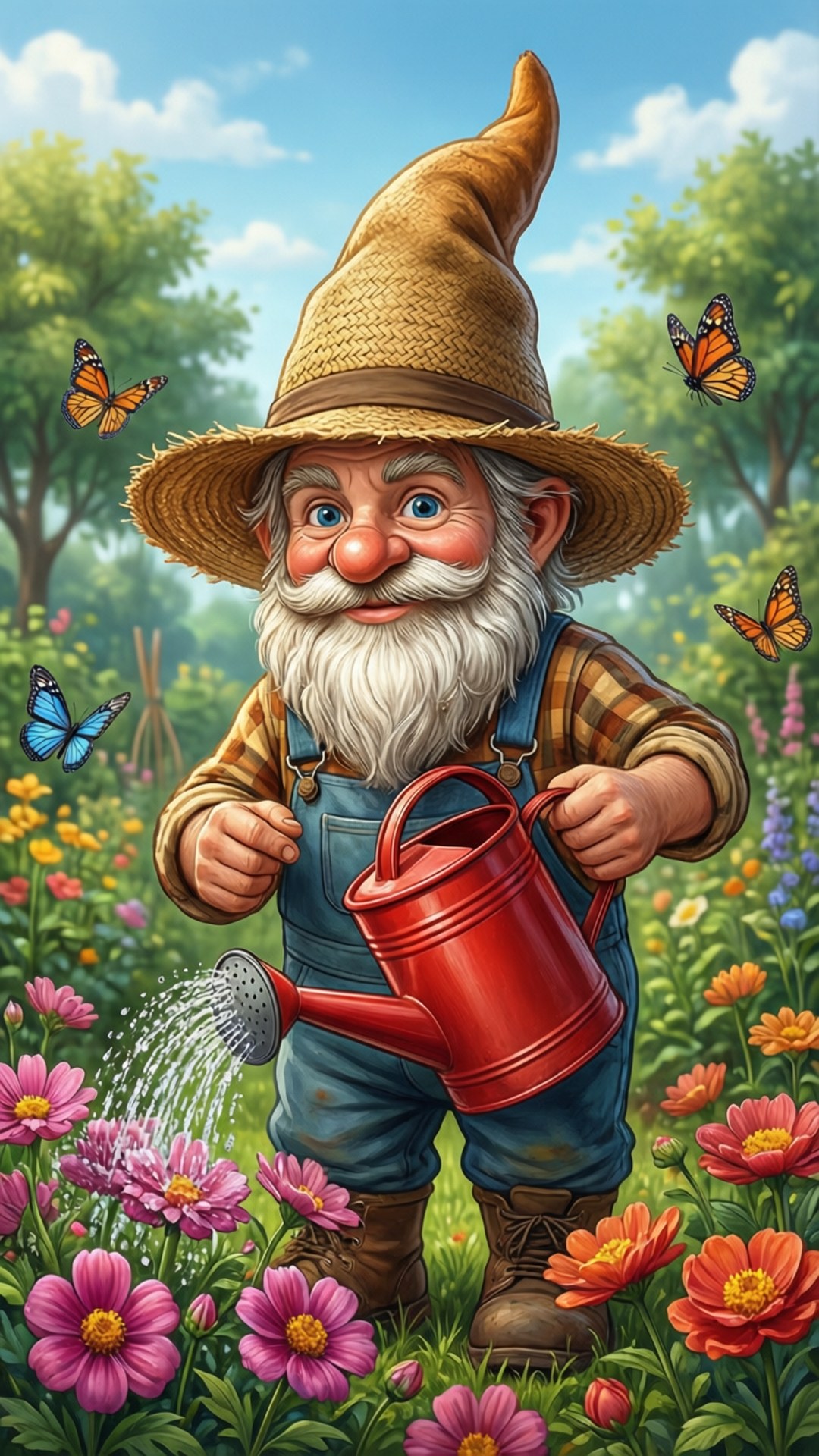 Gnome Gardener Wallpaper