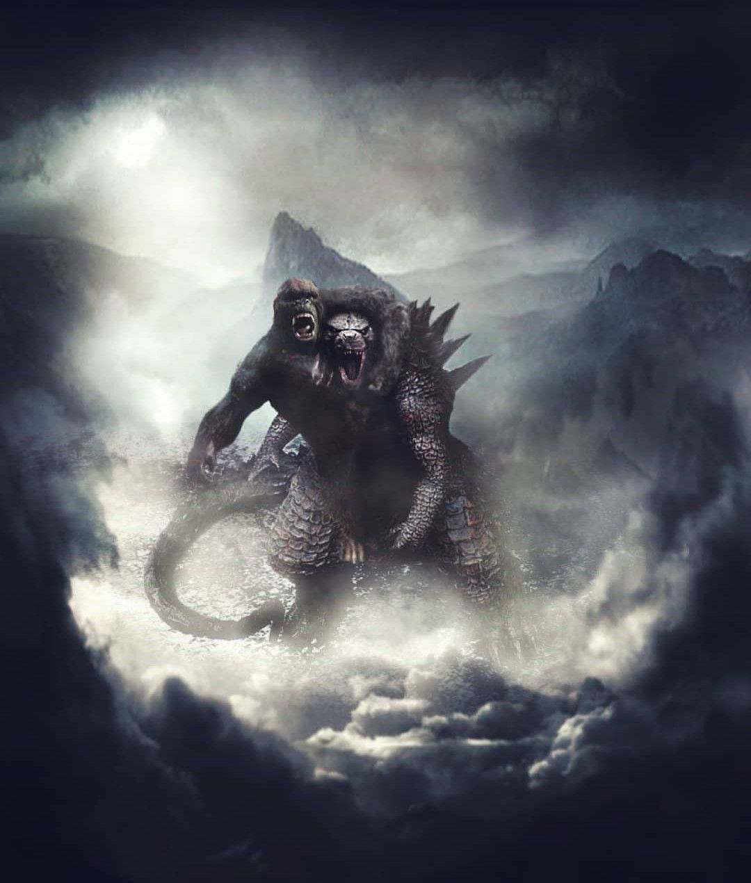 Godzilla at Kong sa Isang Epikong Laban Wallpaper