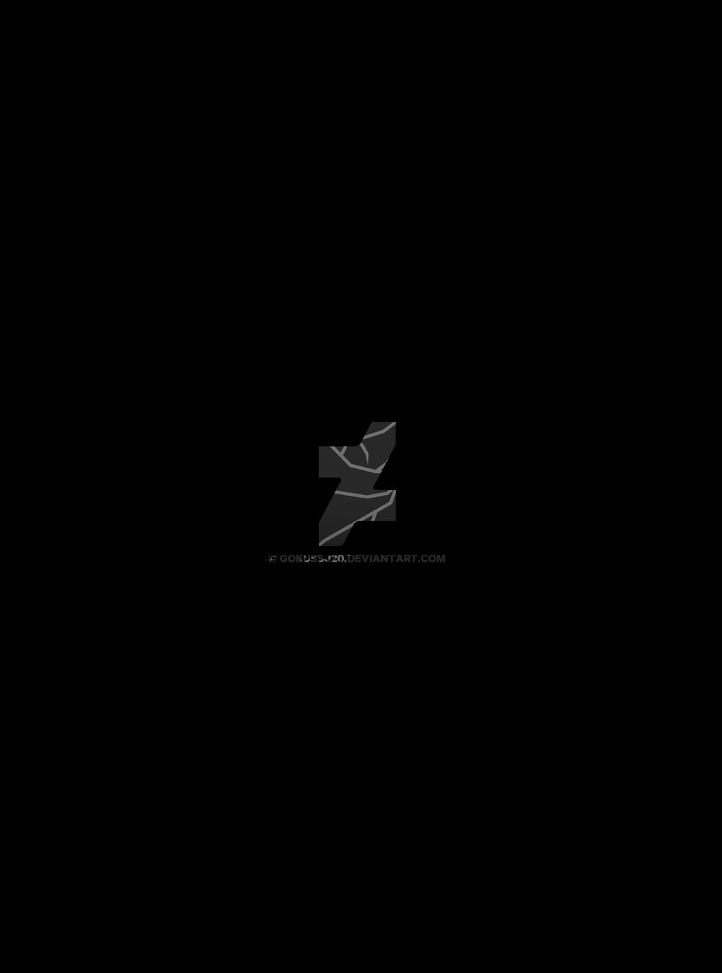 Goku Black Minimalist na Wallpaper