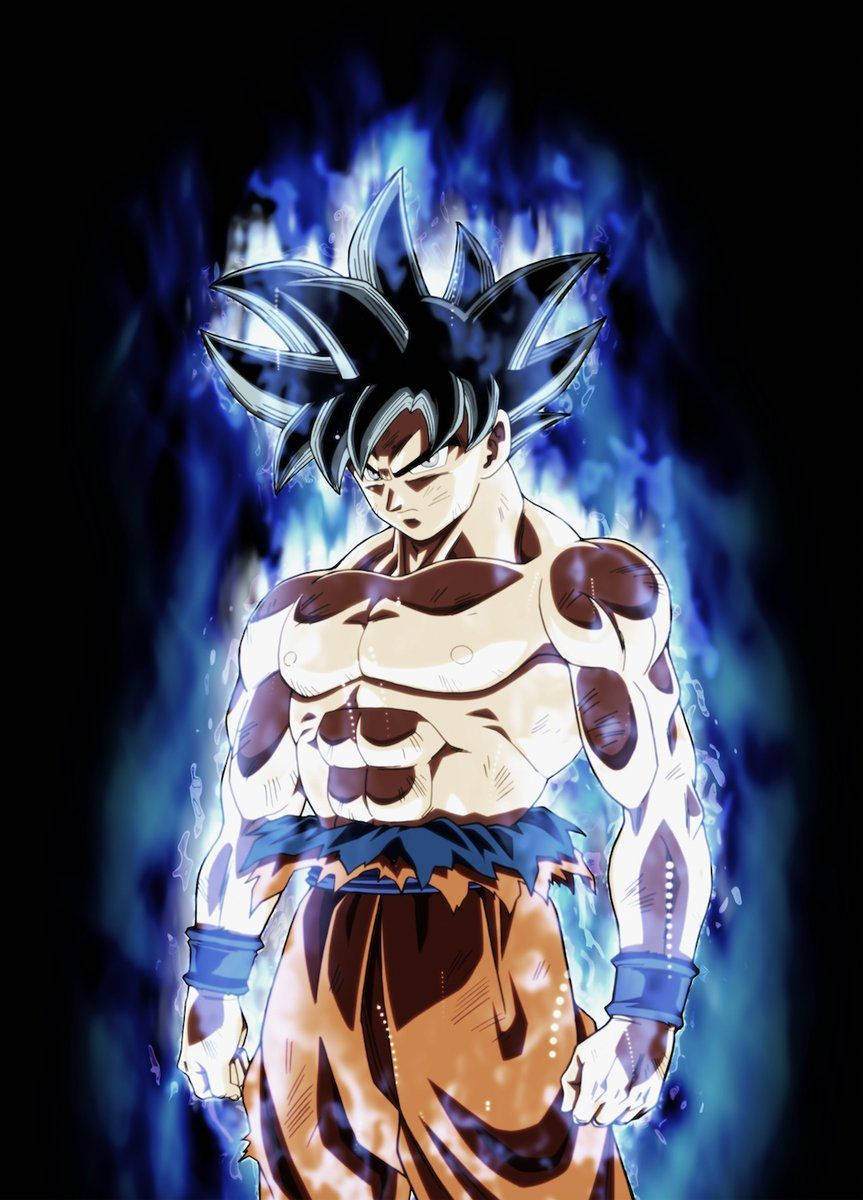 Goku sa Anyong Ultra Instinct Wallpaper