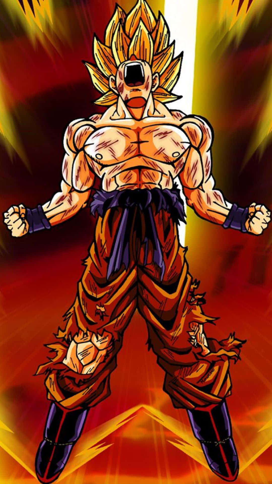 Goku Super Saiyan Dragon Ball Super iPhone Wallpaper