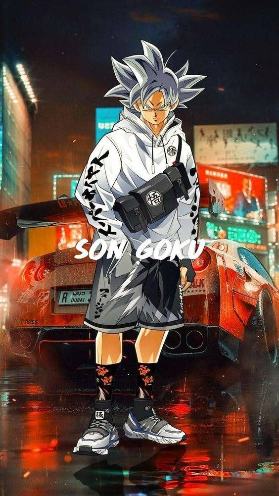 Goku Swag Sa Lungsod Wallpaper