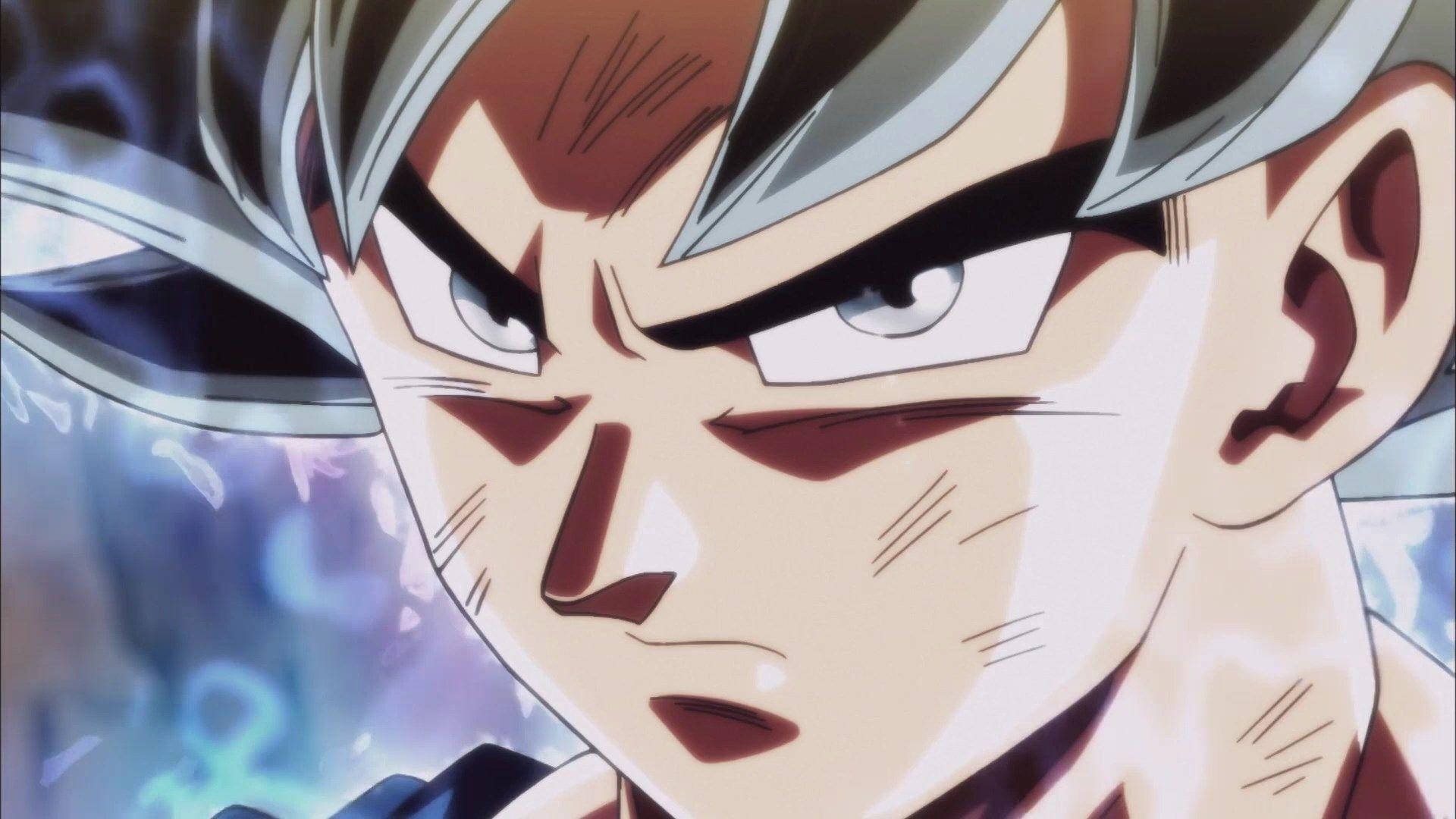 Goku Ultra Instinct na May Pilak na Buhok Wallpaper