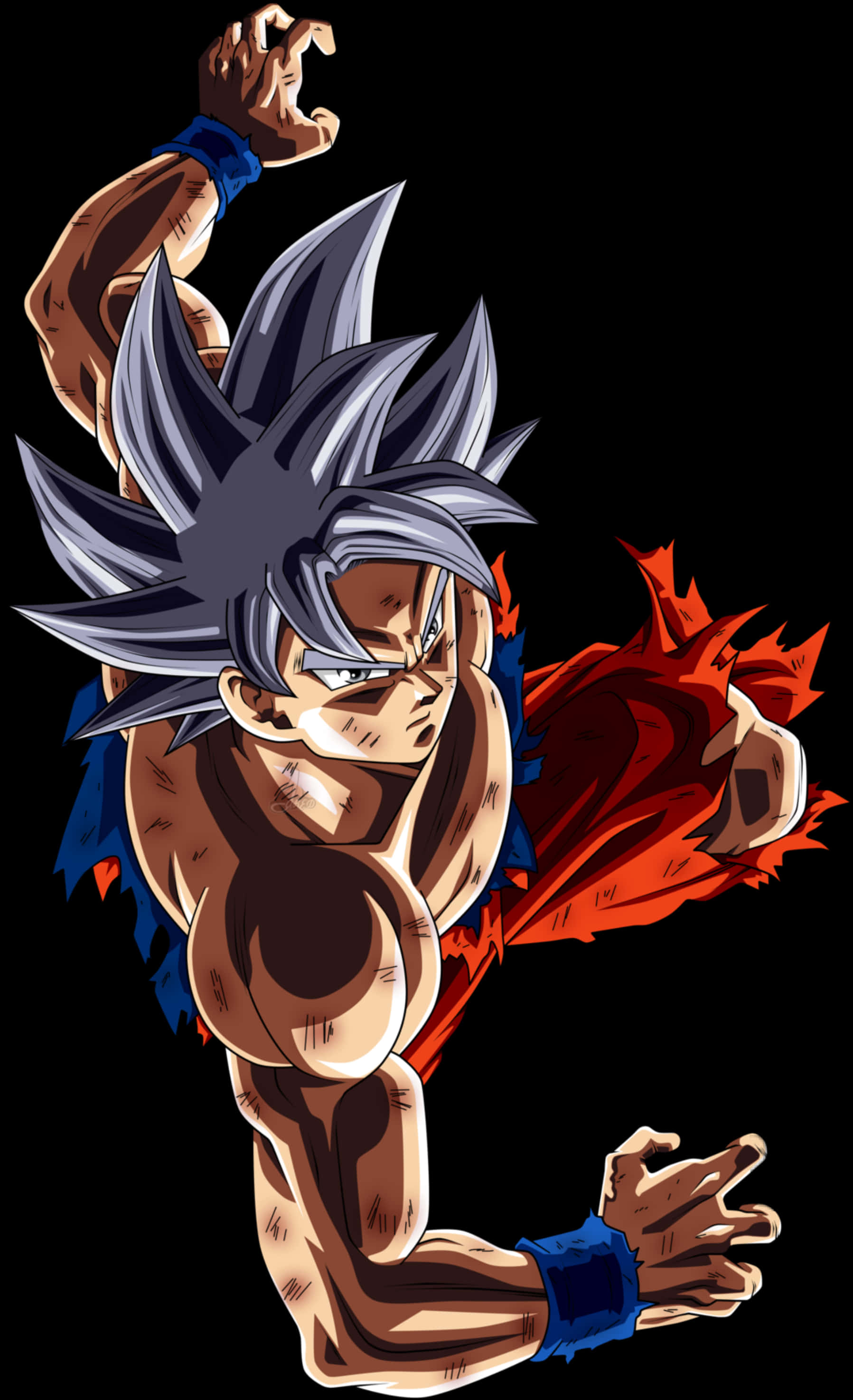 Goku Ultra Instinct Power Stance Wallpaper