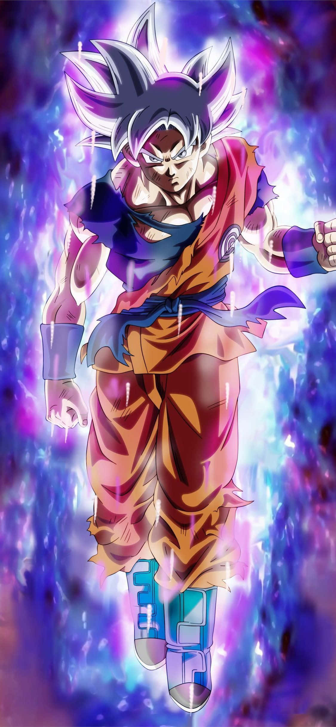 Goku Ultra Instinct Sign Dragon Ball Super iPhone Wallpaper
