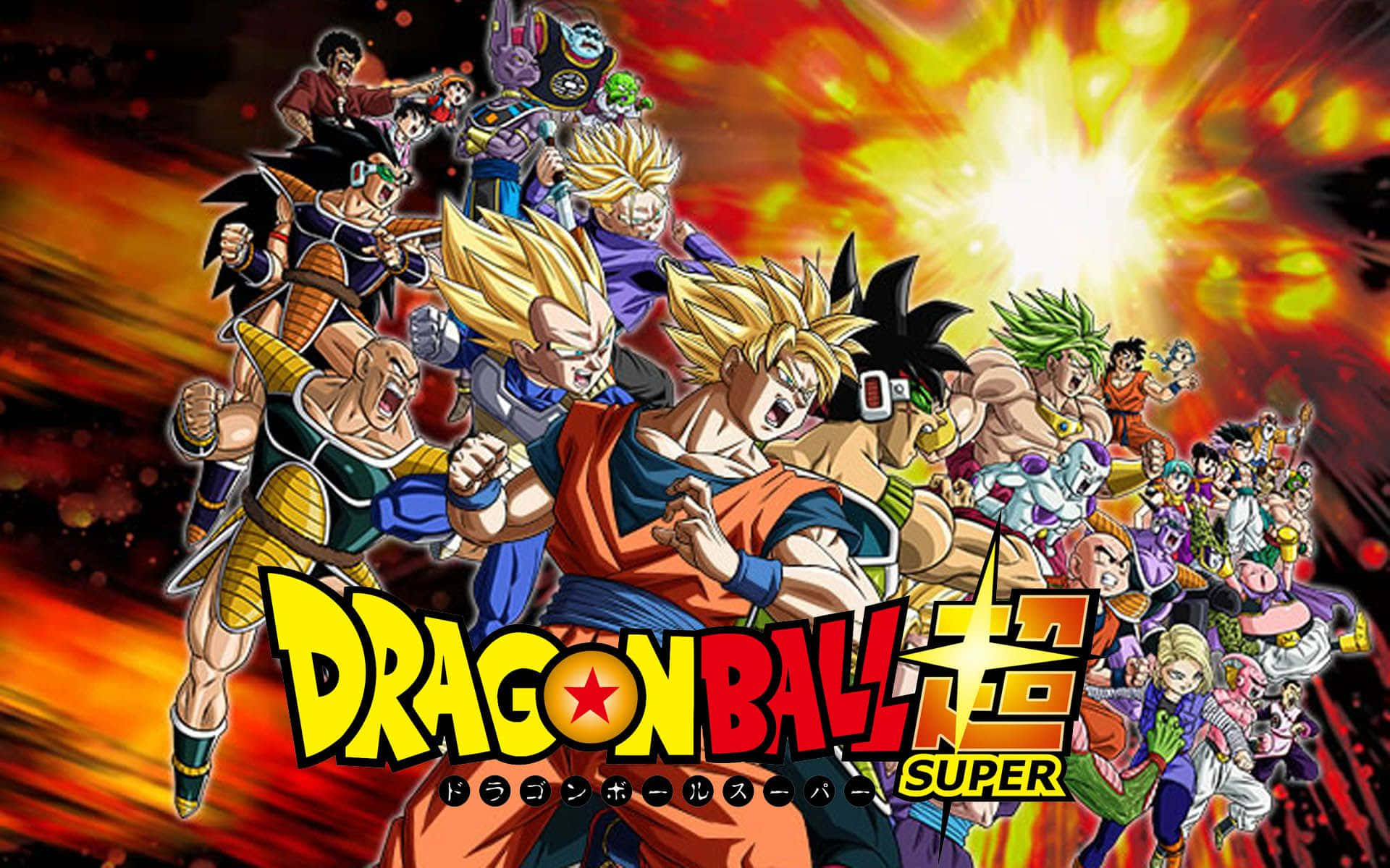 Goku vs Jiren sa Isang Laban ng Epikong Lakas Wallpaper