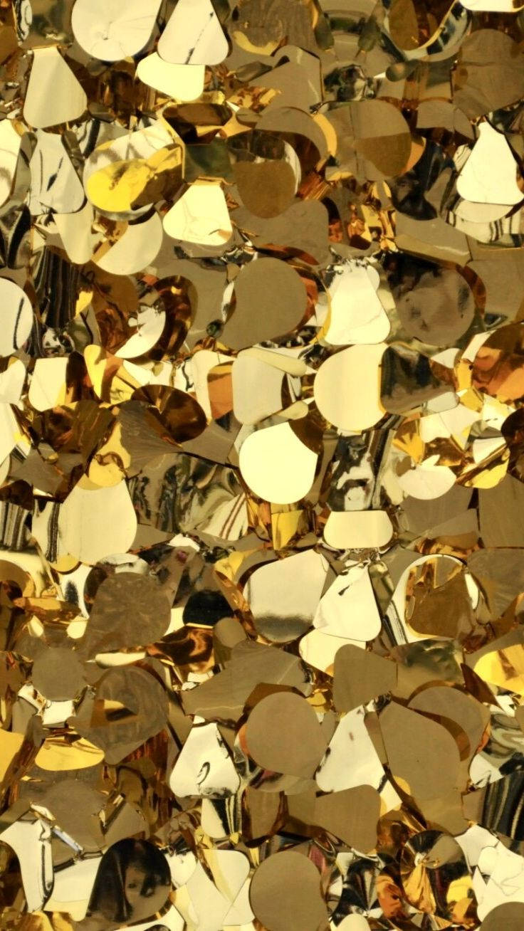 Gold Flakes ng iPhone 12 Pro Max Wallpaper