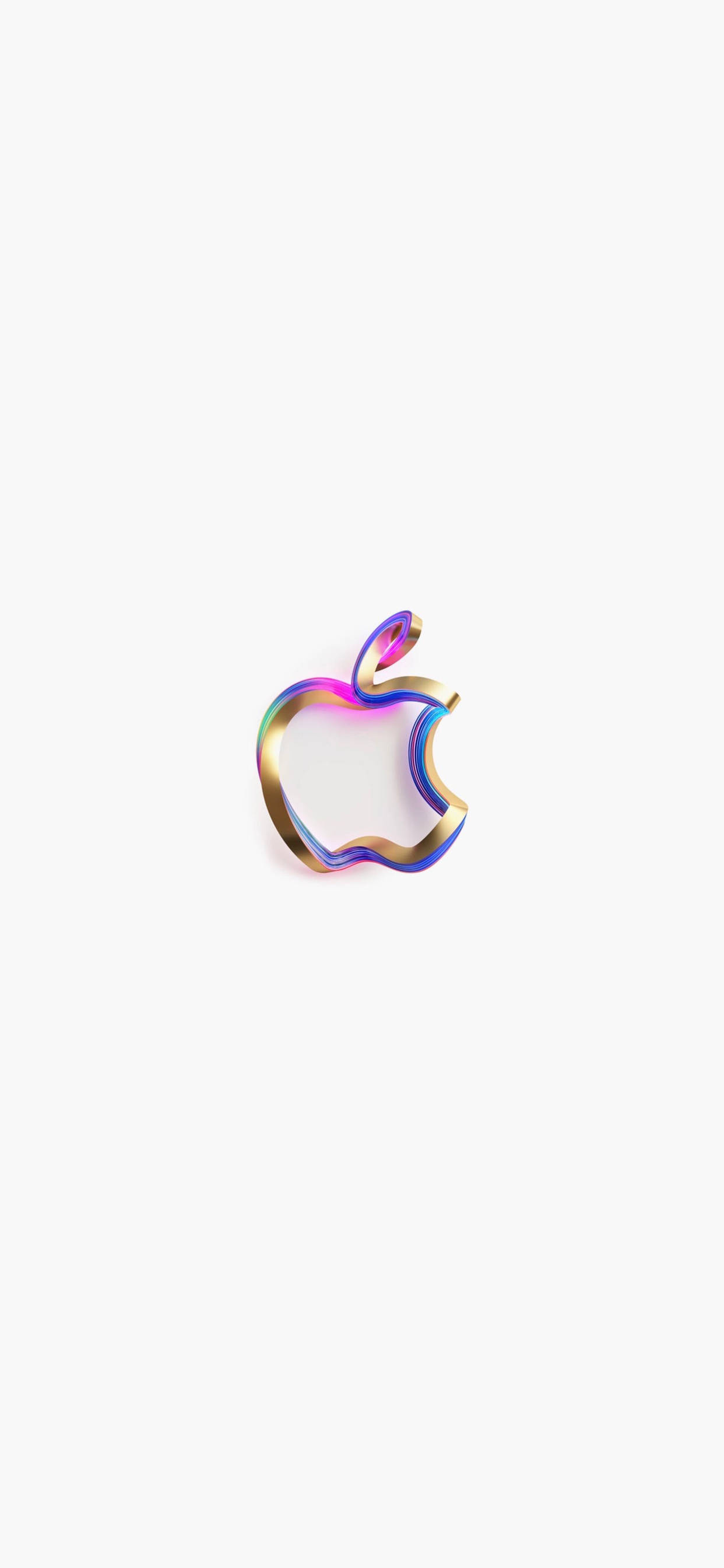 Golden Apple Logo iPhone Wallpaper