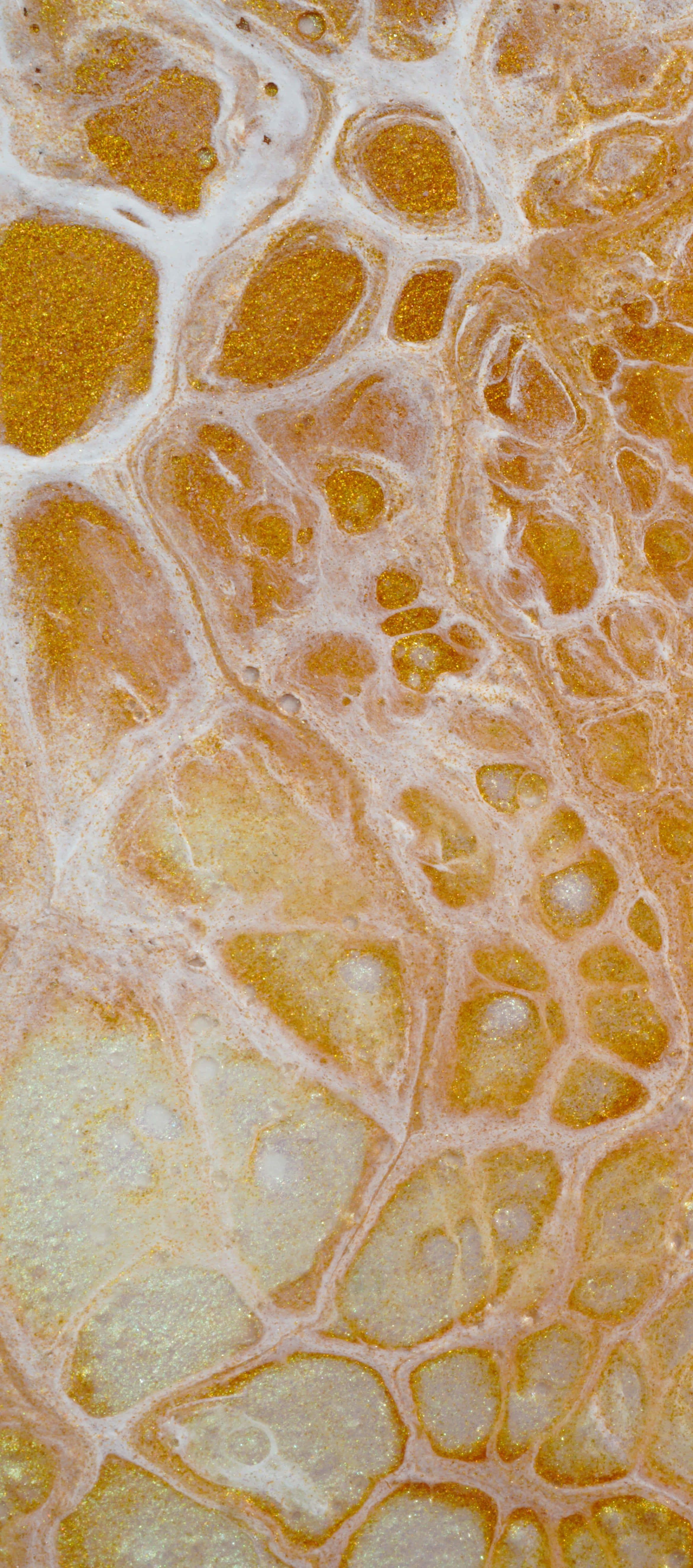 Golden iPhone X Marble Background Wallpaper