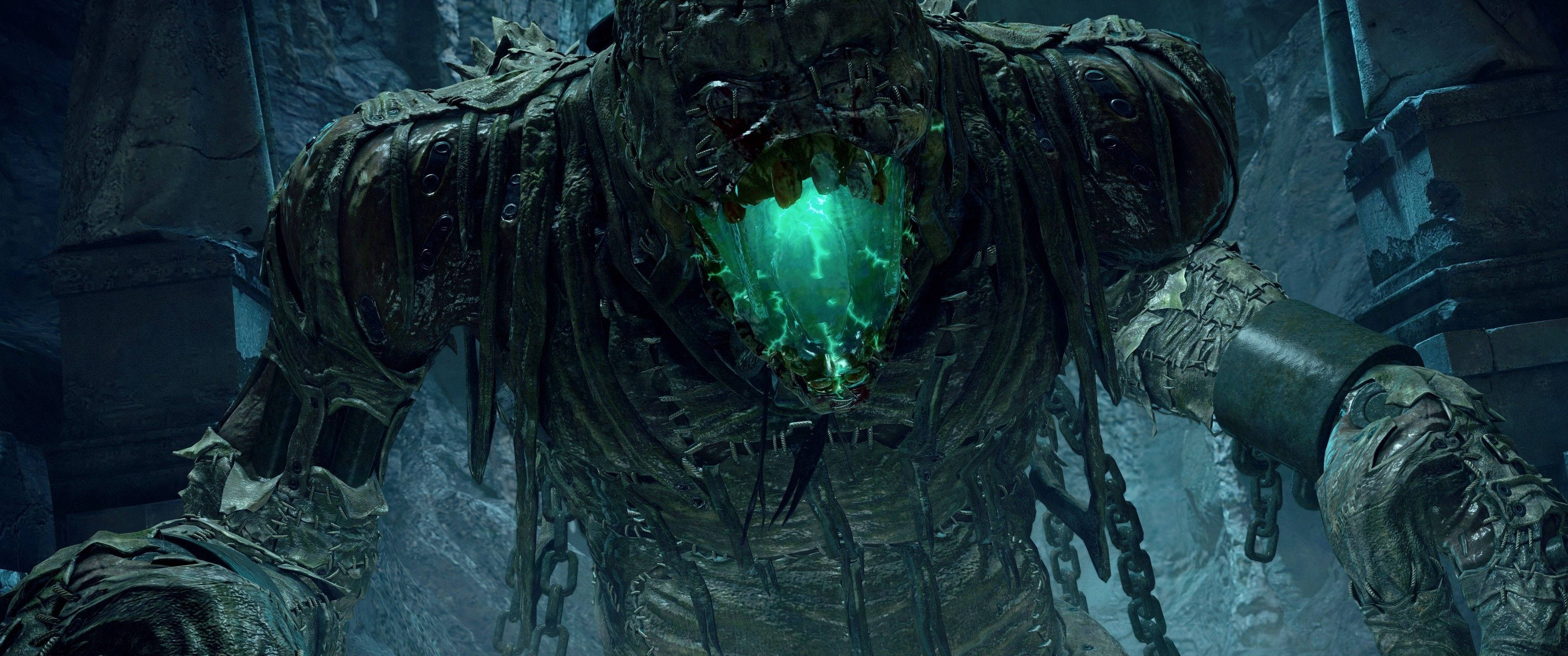Golem Adventure sa loob ng mga Worlds ng Video Games Wallpaper