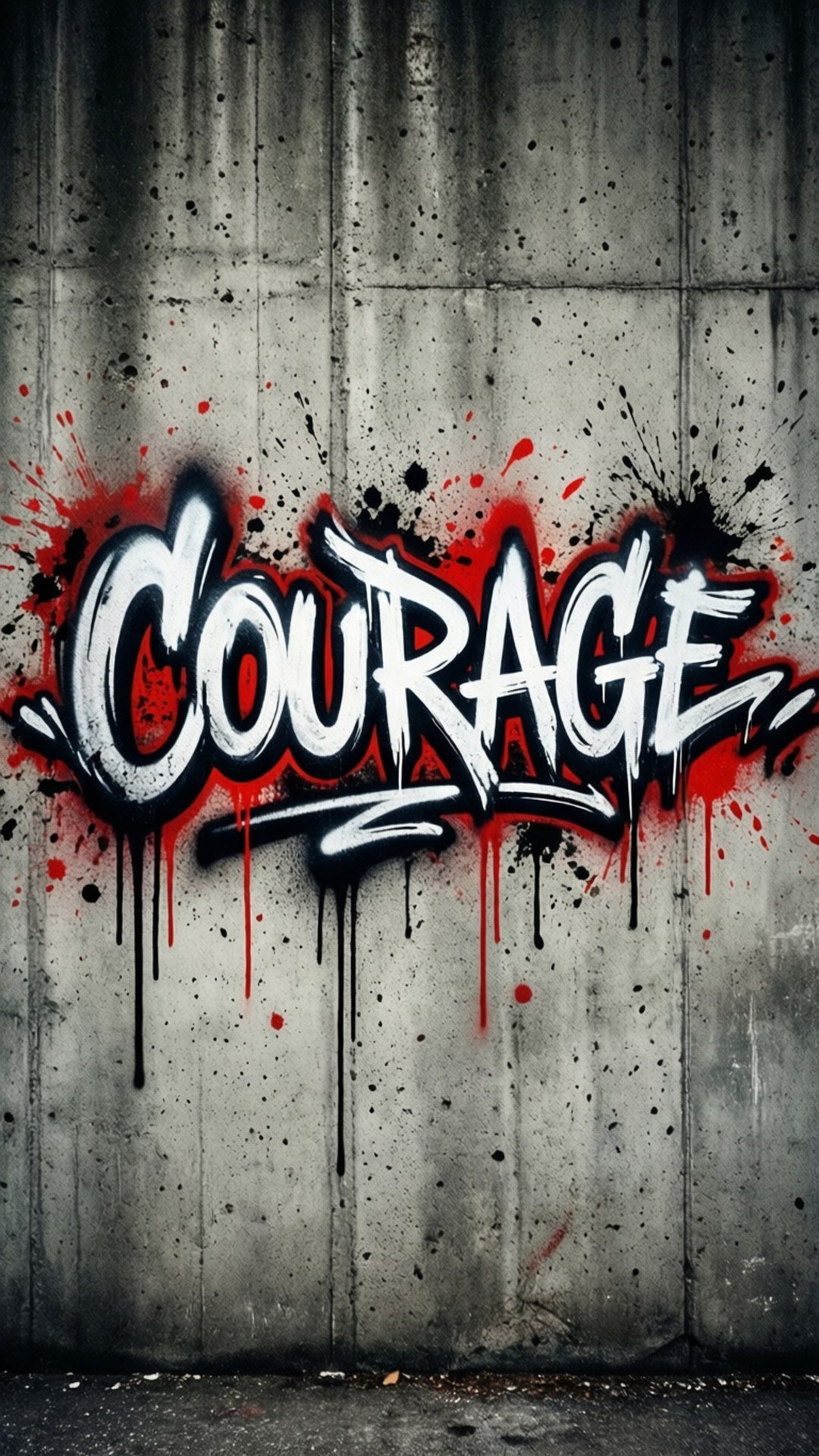 Graffiti ng Tapang Wallpaper