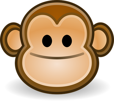 Graphic ng Emoji ng Unggoy Wallpaper