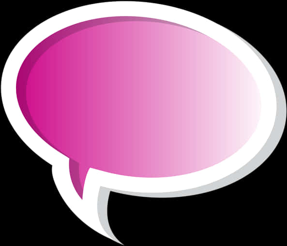 Graphic ng Pink Speech Bubble Wallpaper