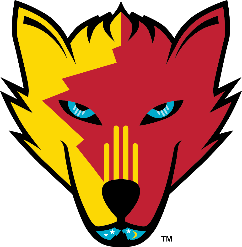 Graphic ng Ulo ng Lobo na May Estilo Wallpaper