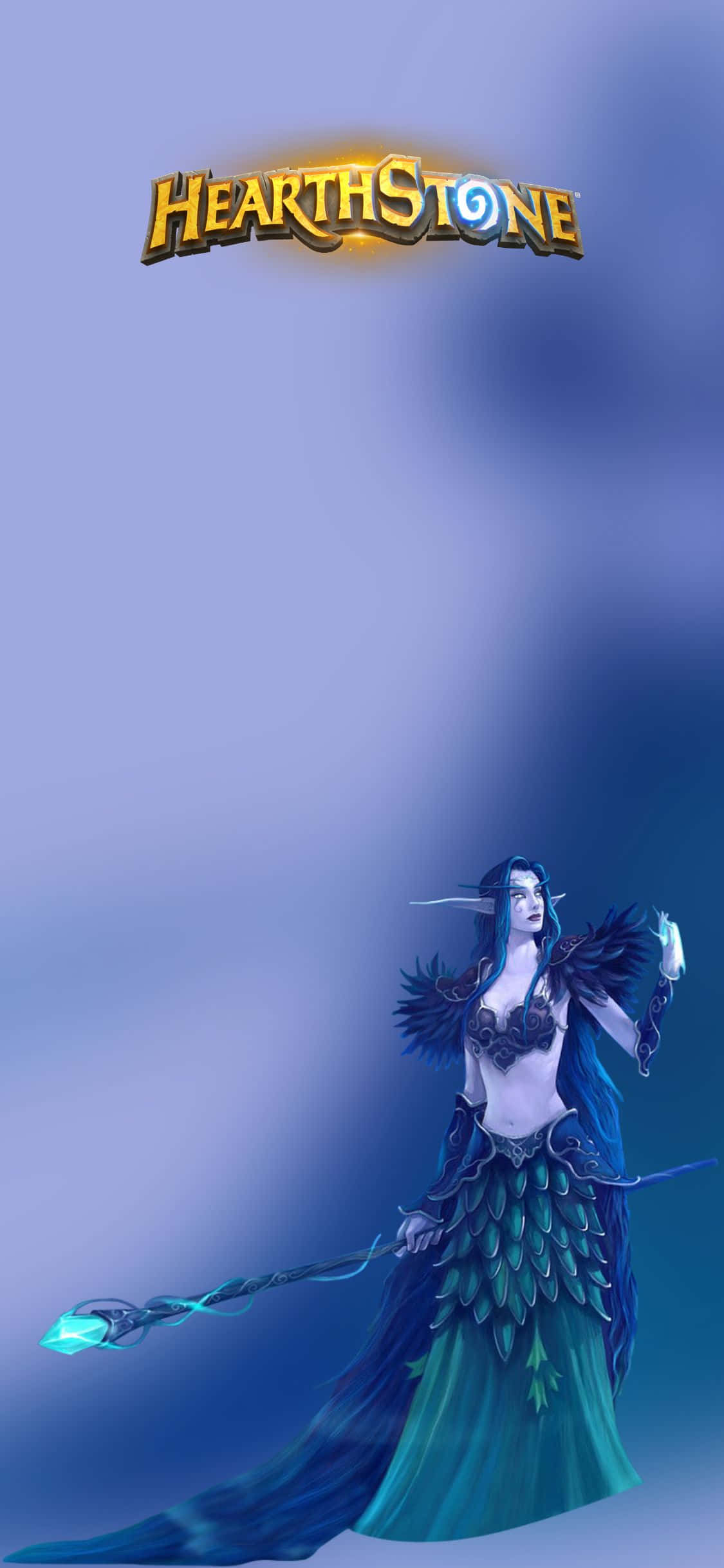 Green Night Elf iPhone XS Hearthstone Background Wallpaper