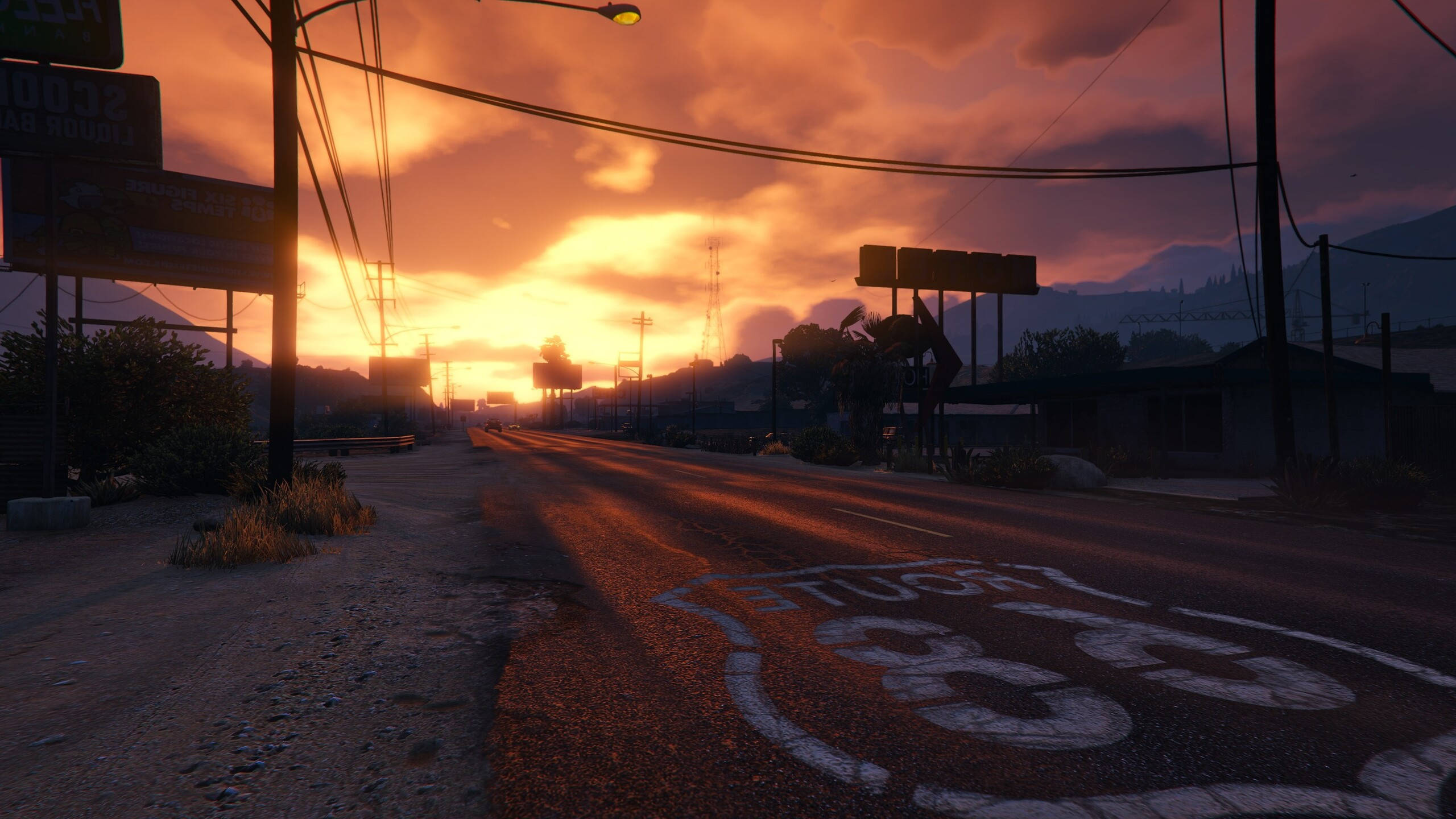 GTA 5 2560x1440 Ruta 68 Wallpaper