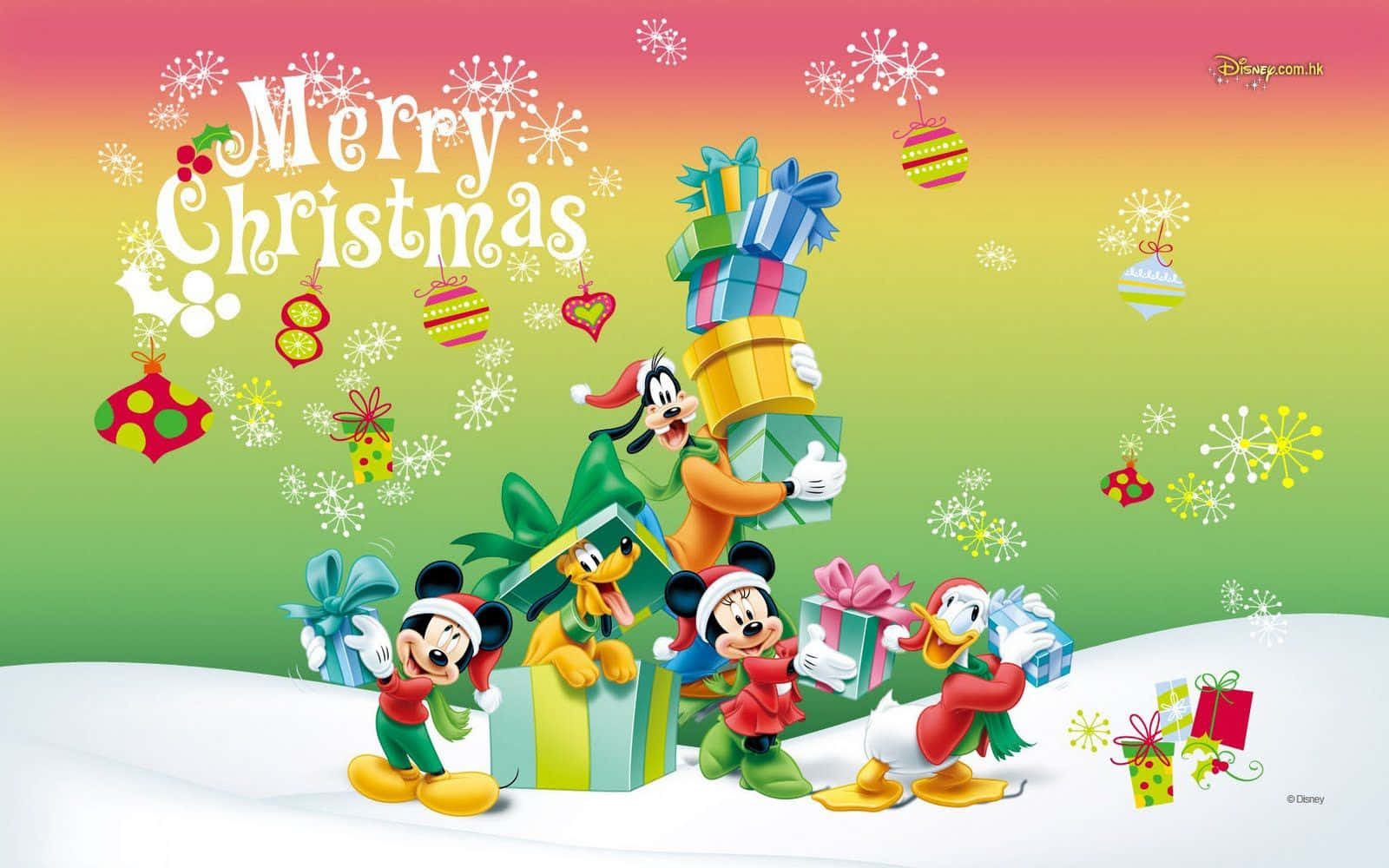 Gugulin ang Pasko sa Disney at Maranasan ang Mahika! Wallpaper