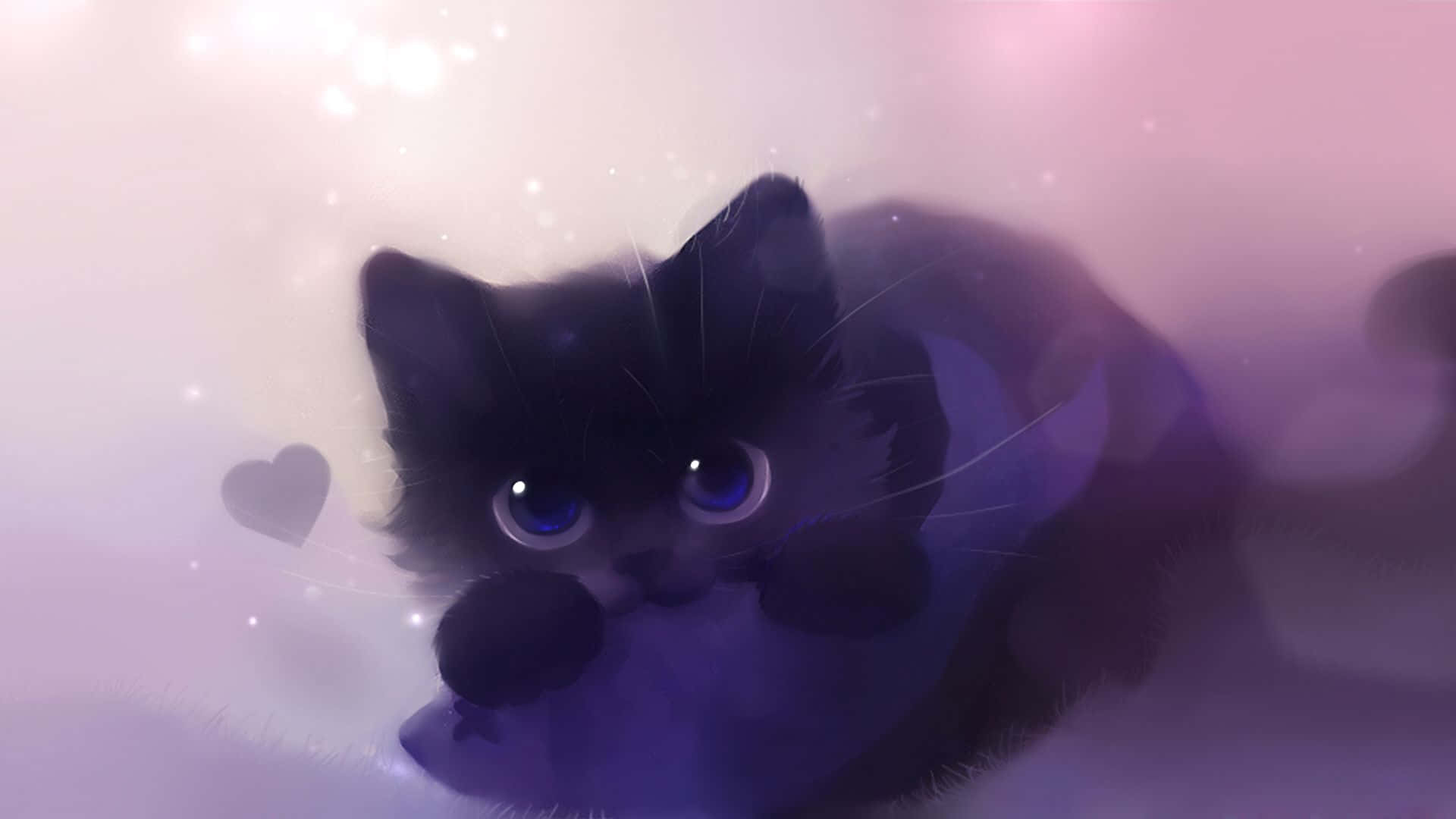 “Gumawa ng Espasyo para sa Anime na Pusa!” Wallpaper
