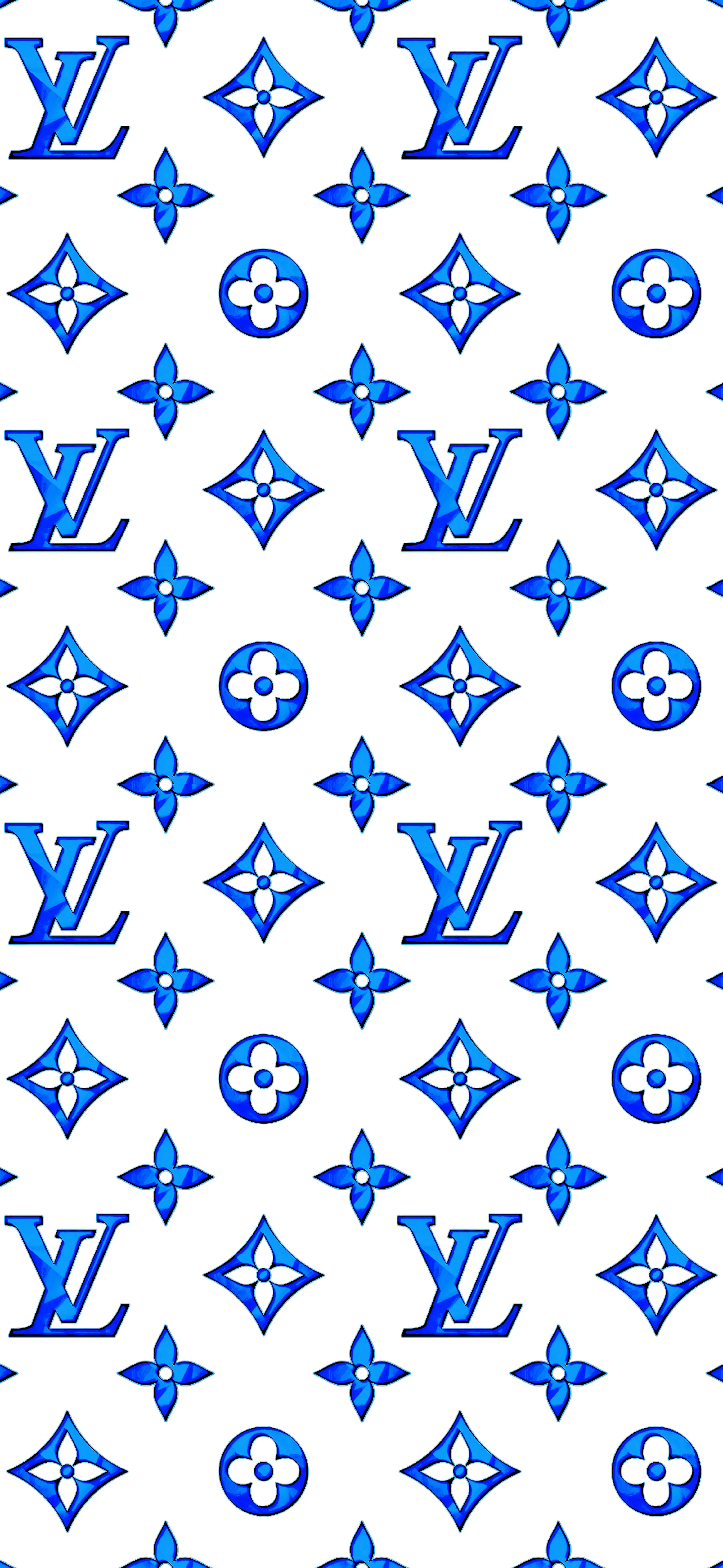 “Gumawa ng isang estilo at luksos na pahayag sa Louis Vuitton Blue” Wallpaper
