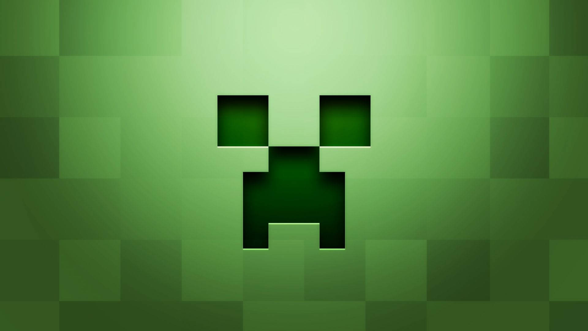 Gumawa ng Iyong Daan Palabas Gamit ang Minecraft Creeper Face Wallpaper