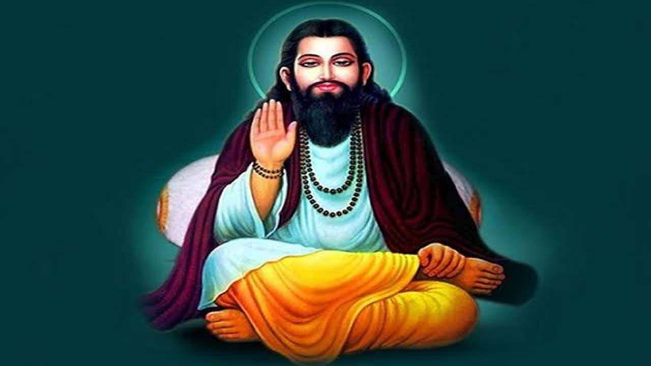 Guru Ravidass Banal na Santo ng Bhakti Wallpaper