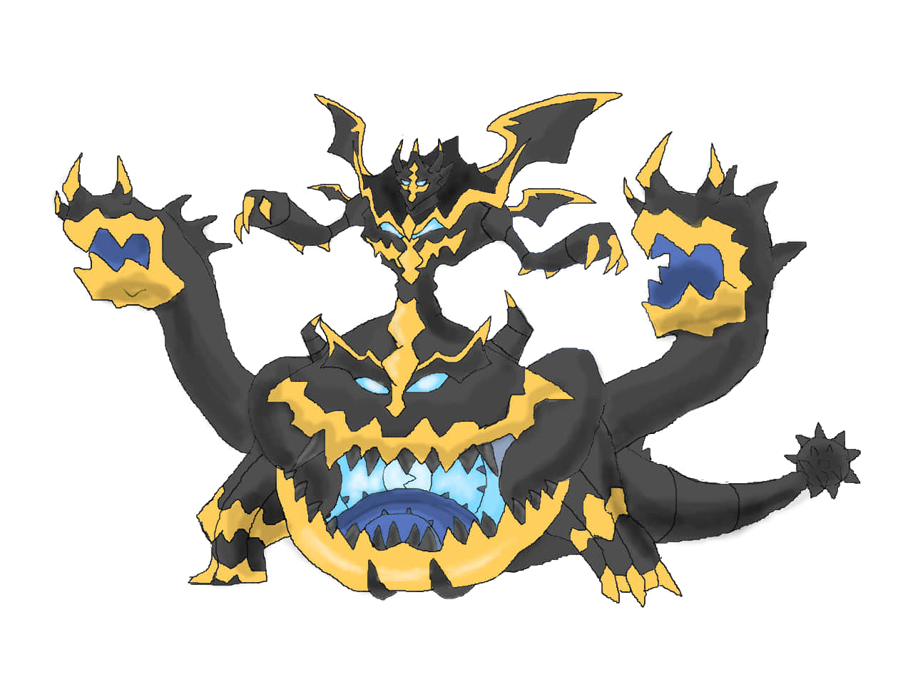 Guzzlord Fan Impression Bagong Anyo Wallpaper