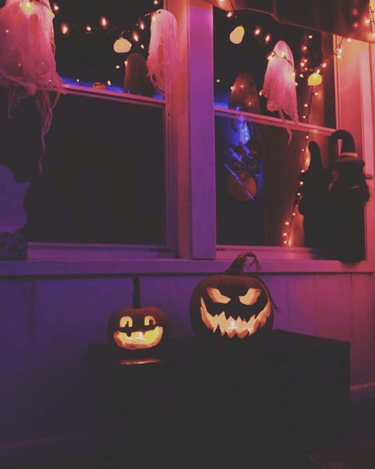 Halloween Tumblr Aesthetic na Pumpkin Home Lantern Wallpaper