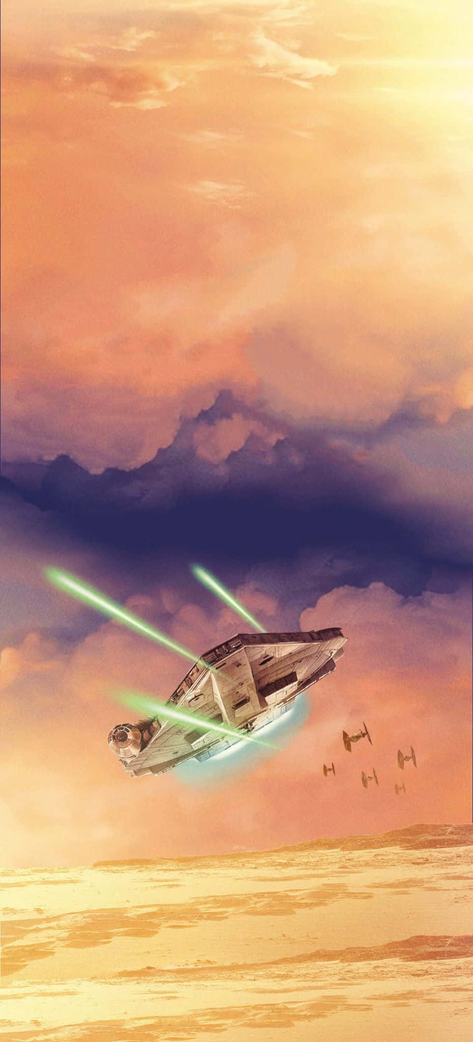 Han Solo at Chewbacca sa Solo: Isang Star Wars Story Wallpaper