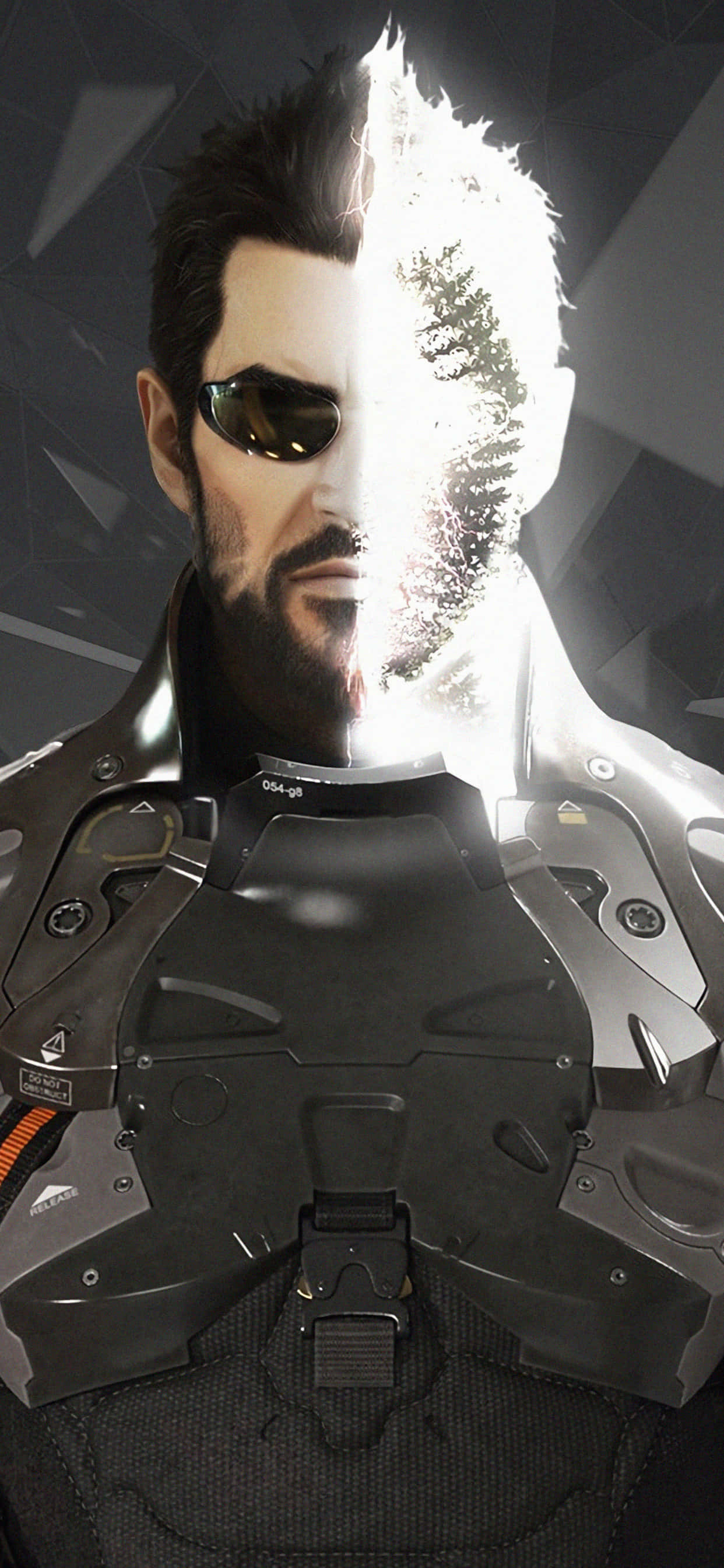 Handa ka bang tuklasin ang mga misteryo ng Android Deus Ex Mankind Divided universe? Wallpaper