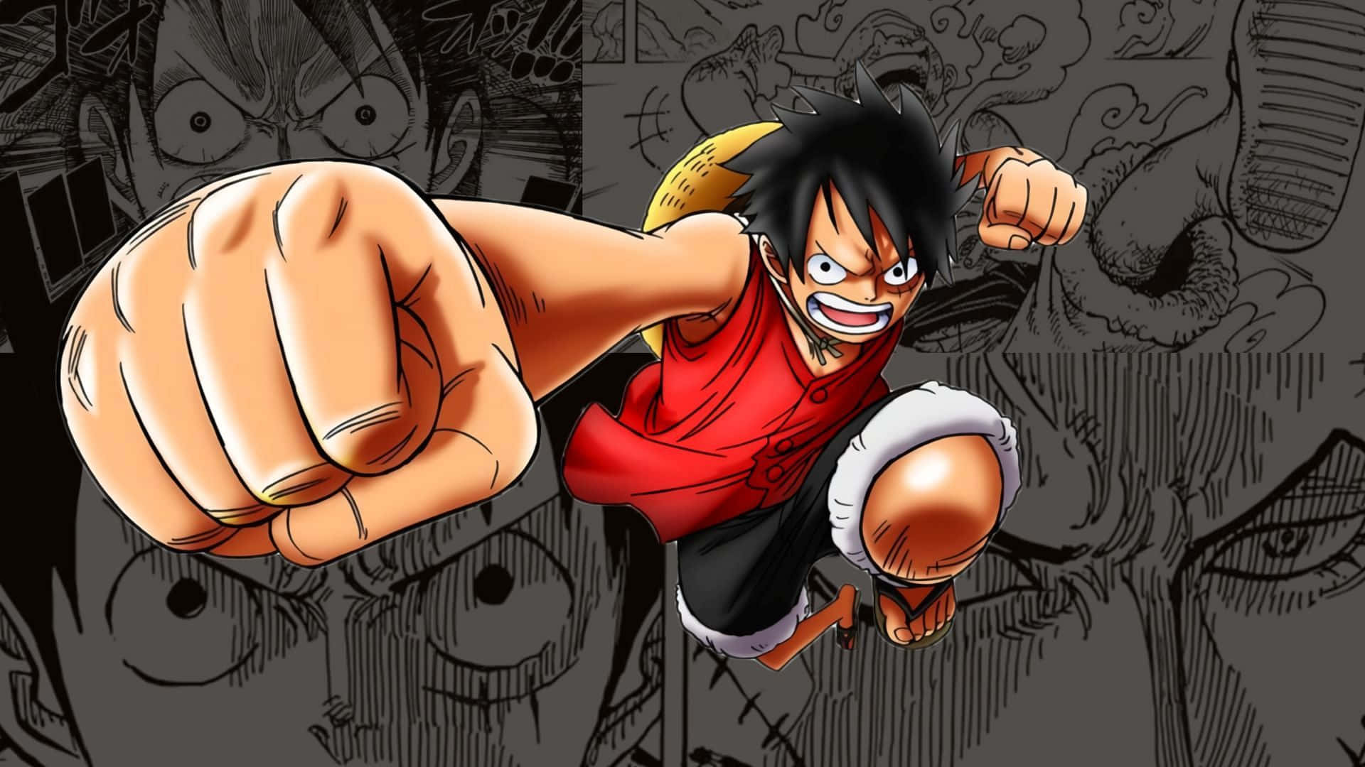 Handa na si Luffy na Sakupin ang Pitong Dagat! Wallpaper