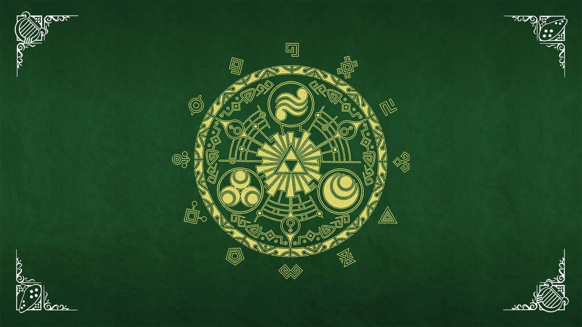 Handa nang harapin ni Link ang kanyang mga kaaway sa mundo ng The Legend Of Zelda Wallpaper