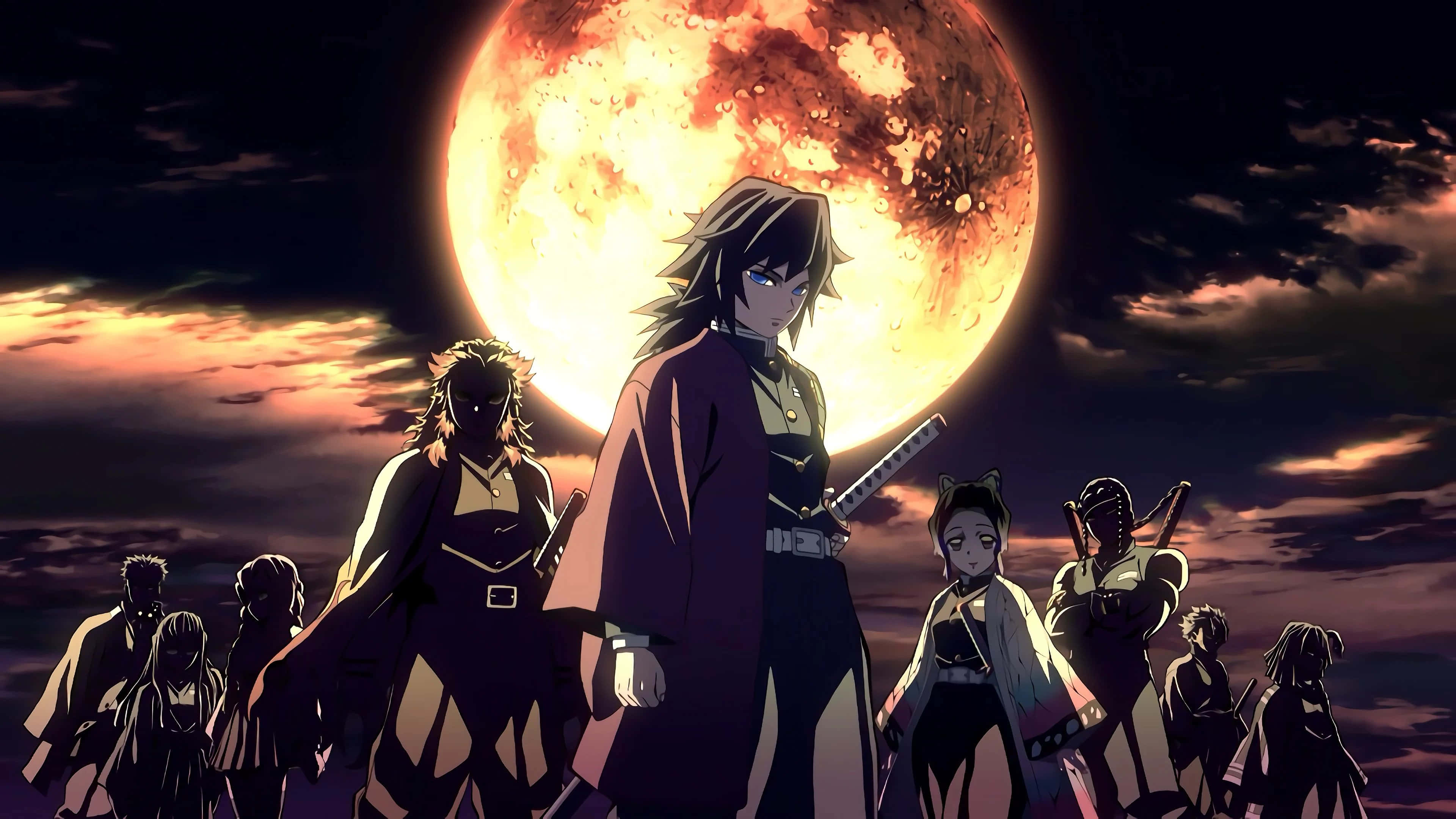 "Handa nang lumaban sa mga demonyo kasama ang Demon Slayer!" Wallpaper
