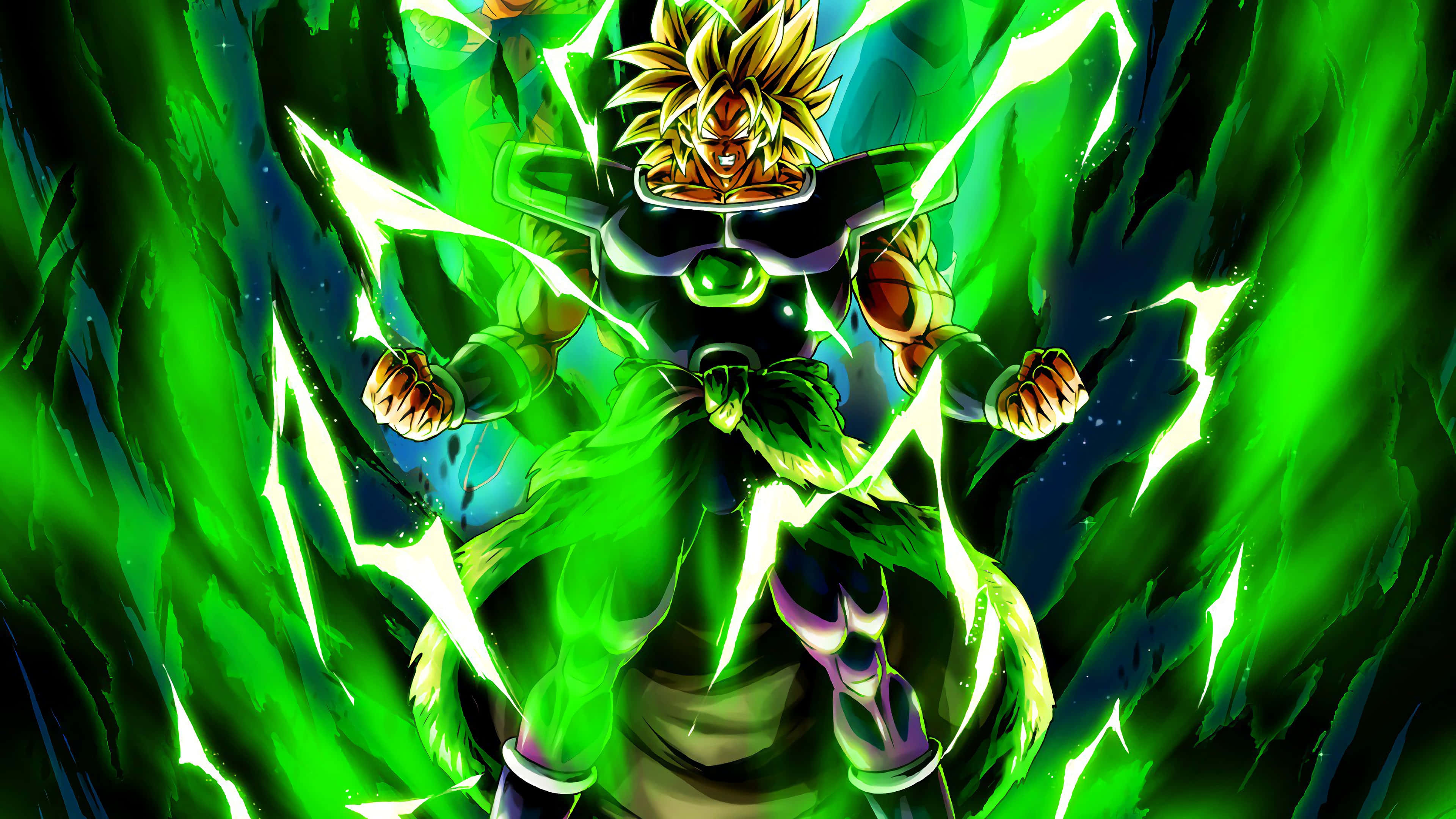 Handa si Goku na harapin ang maalamat na Saiyan, si Broly Wallpaper