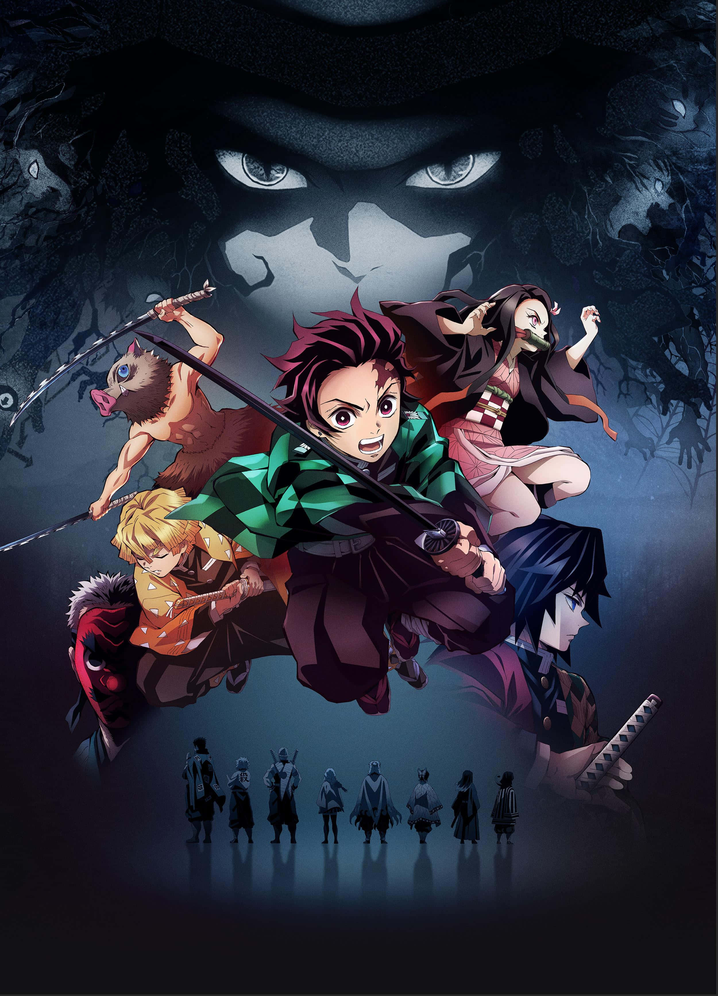 Handang-handa si Kibutsuji Muzan na harapin ang kanyang susunod na kalaban sa Demon Slayer Wallpaper
