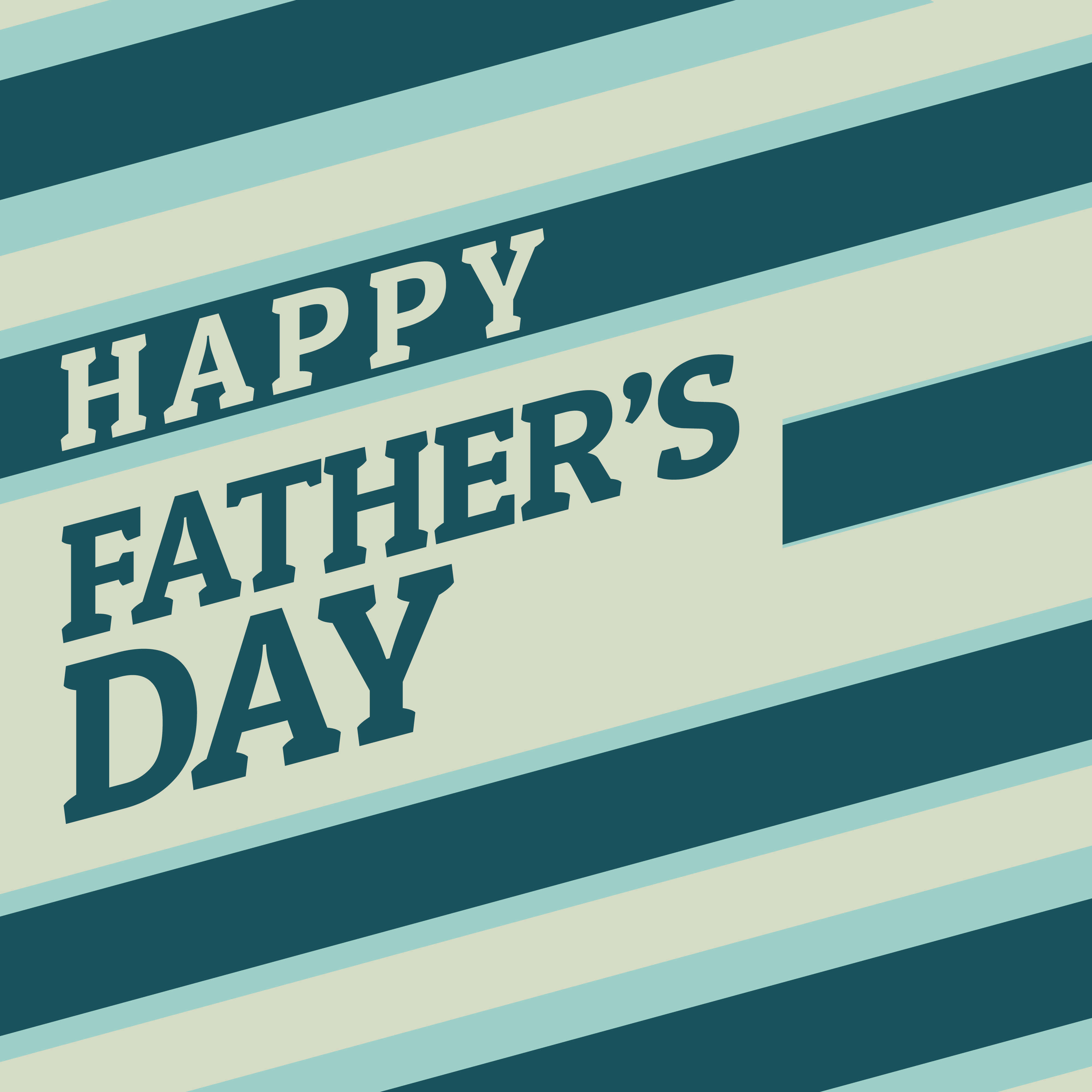 happy father's day card na may asul at berdeng background Wallpaper