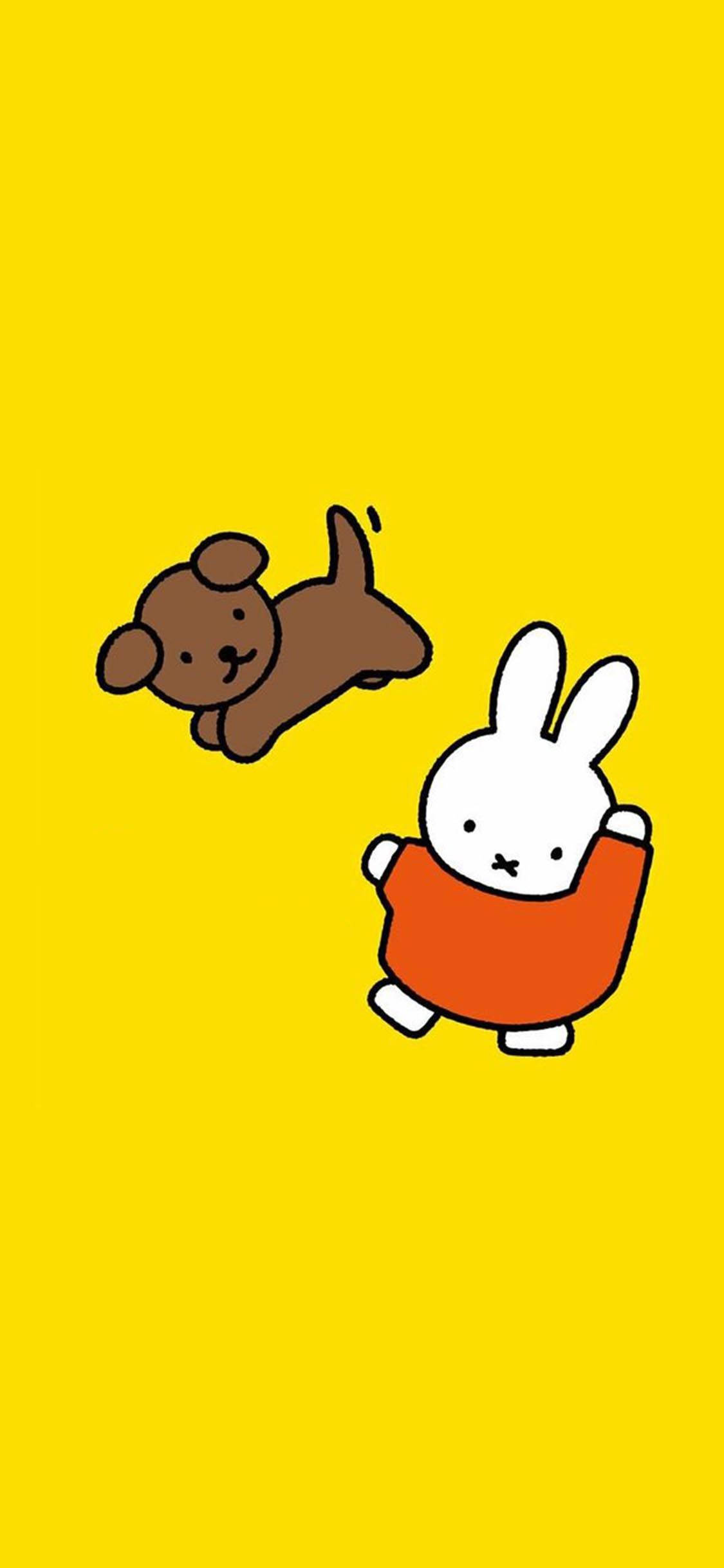 Happy Miffy At Snuffy Wallpaper