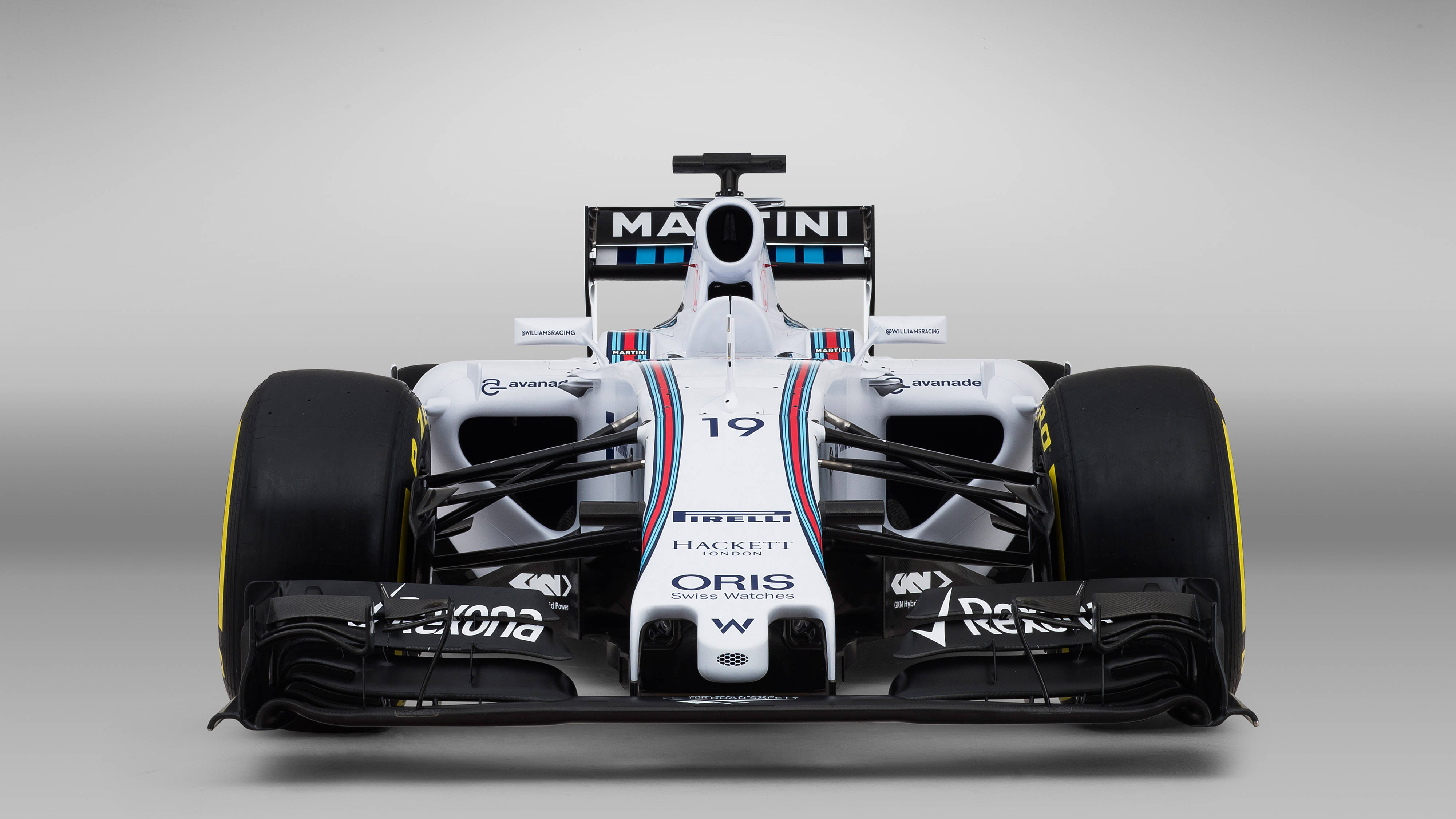 Harap na Tanawin ng Williams Racing Car Wallpaper