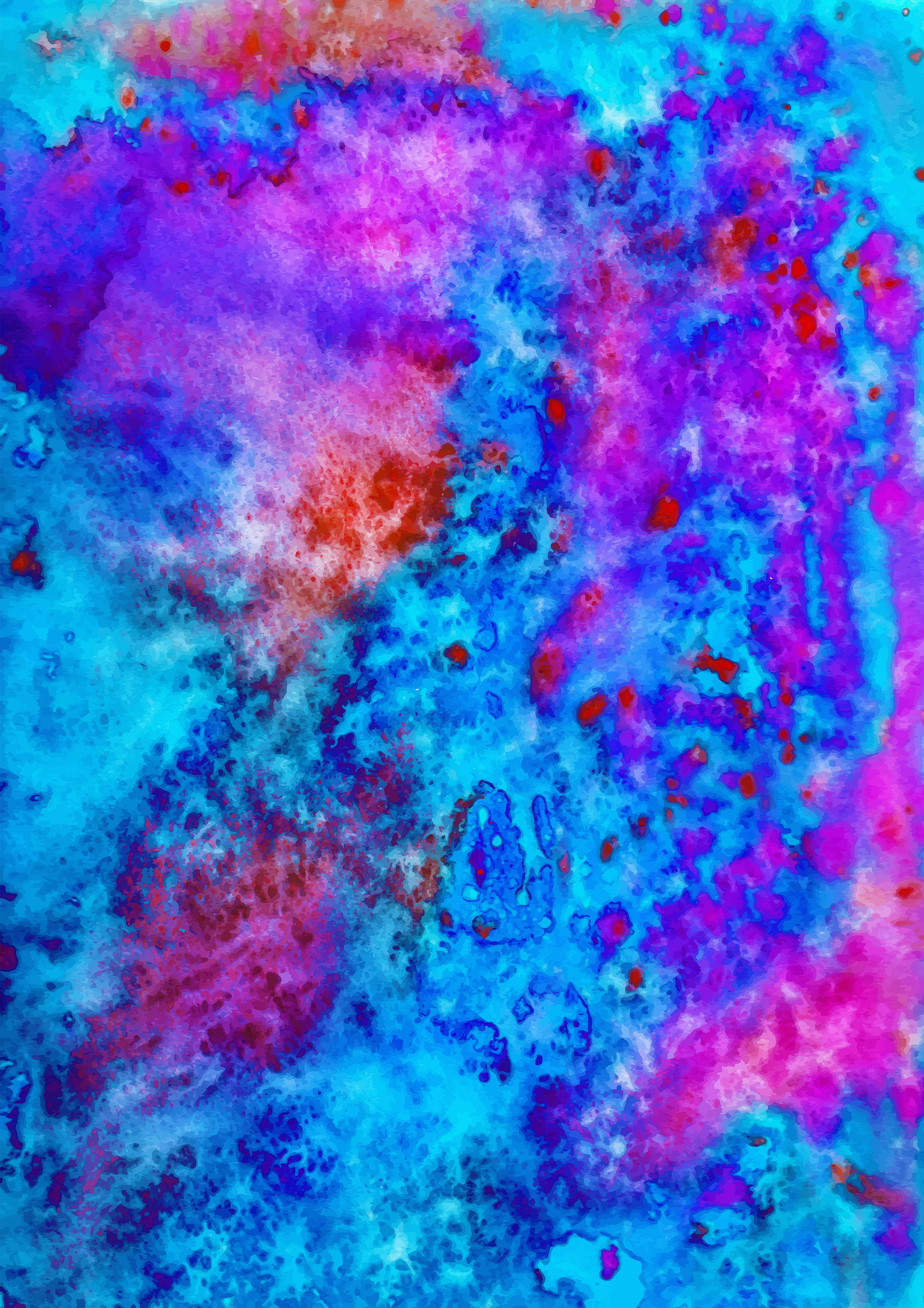 Hayaan ang iyong creative expression na dumaloy kasama ng watercolor Wallpaper