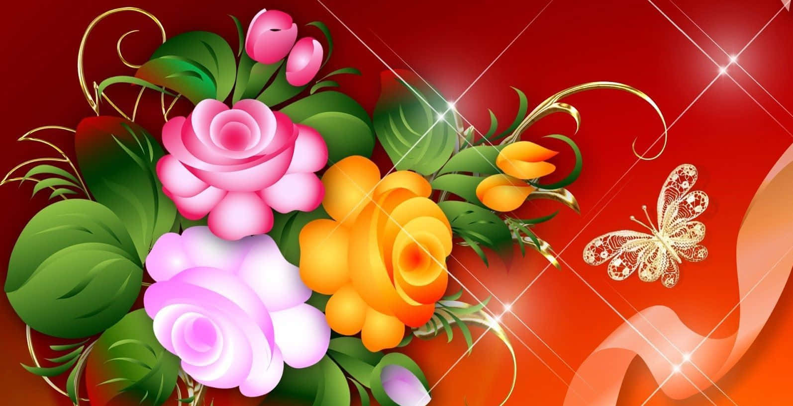 Hayaan ang kagandahan ng magandang bulaklak na pumuno sa iyong kaluluwa Wallpaper