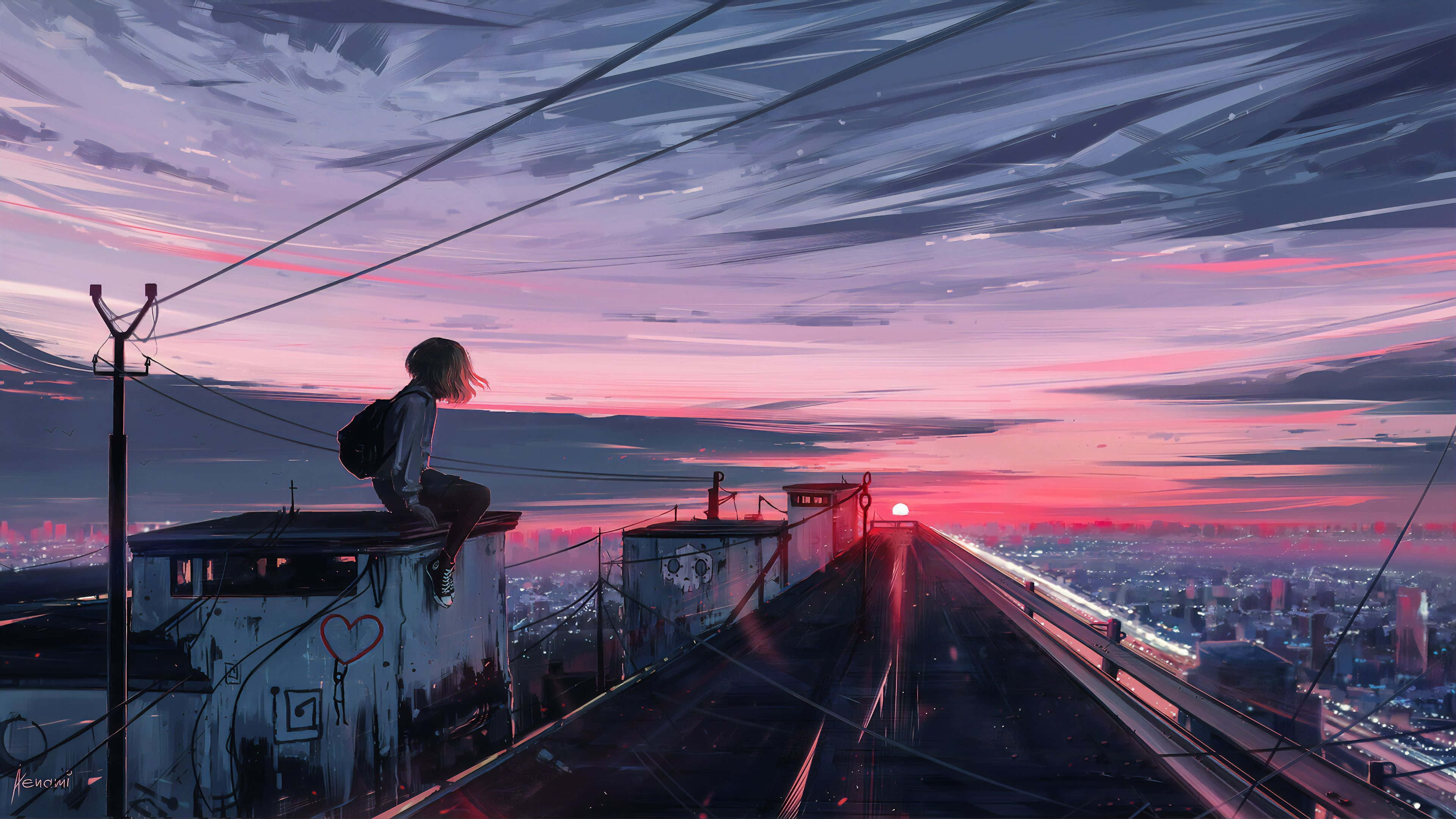 Hayaang lumipad ang iyong imahinasyon gamit ang Anime 4K! Wallpaper