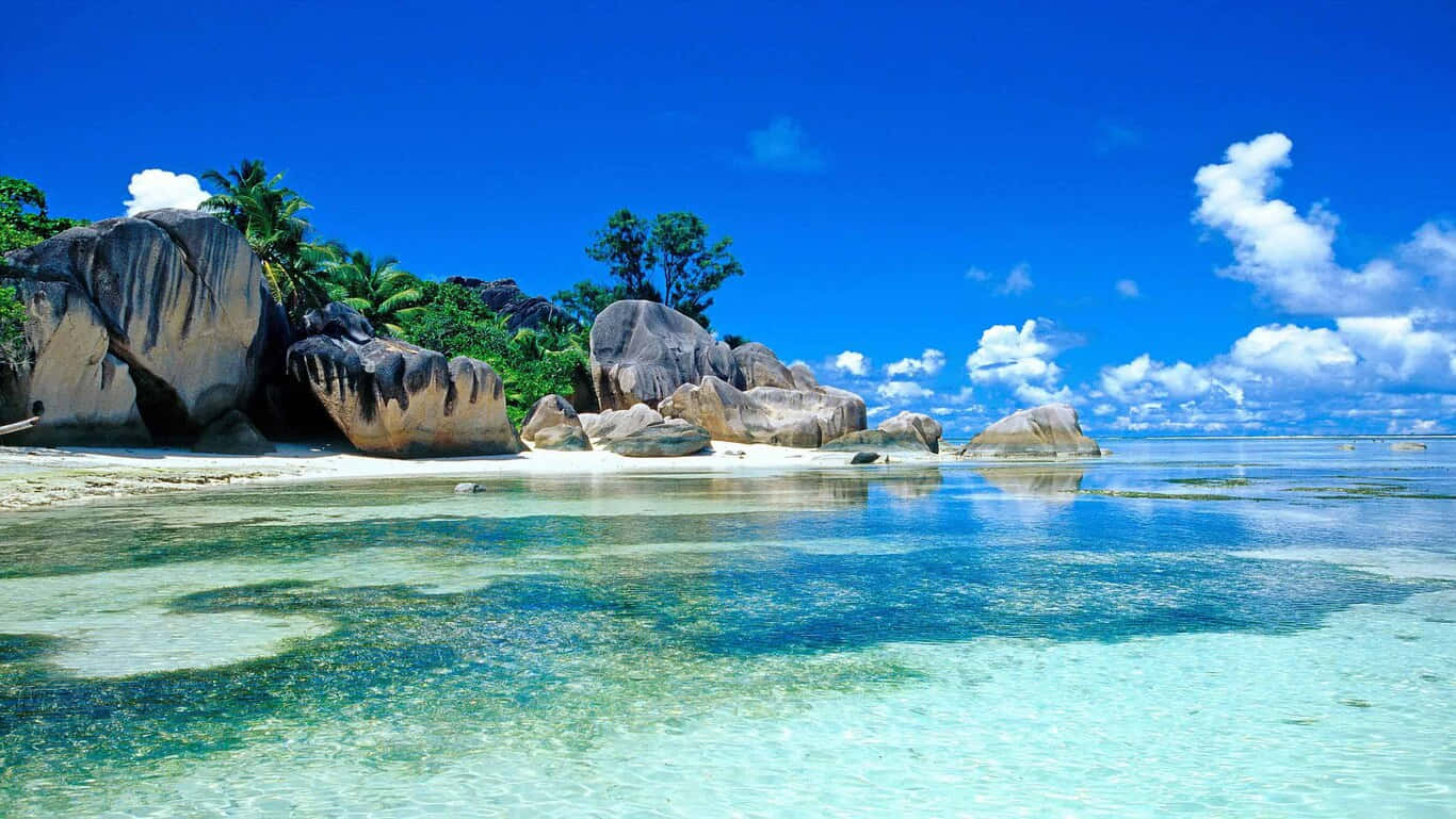 HD Beach Island sa Sri Lanka Wallpaper