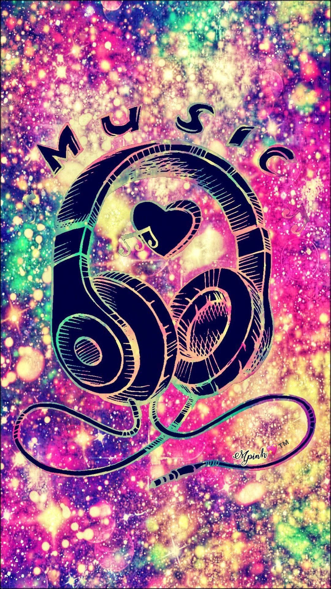 Headphone sa Cute Galaxy Wallpaper