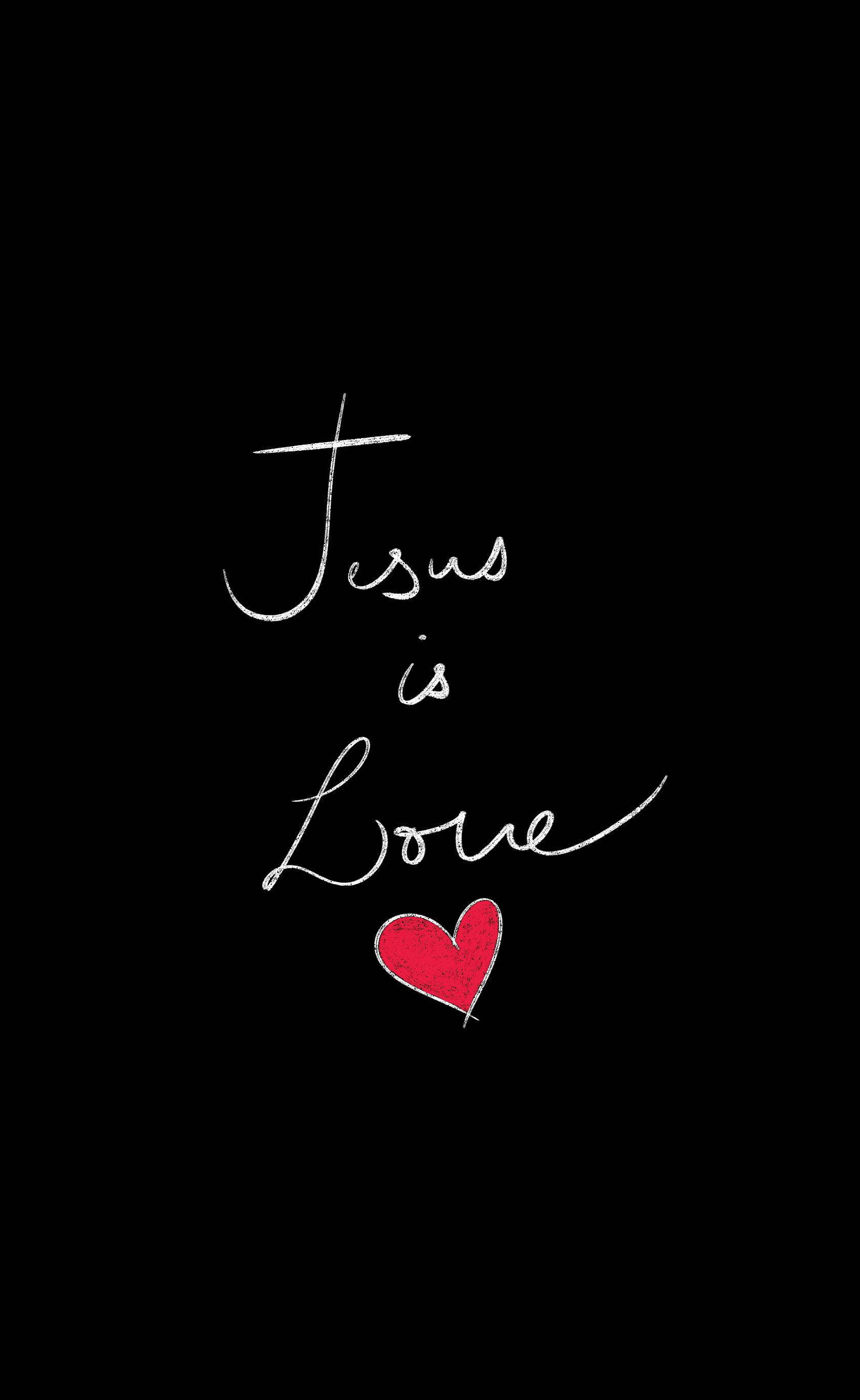 Heart Icon I Love Jesus iPhone Wallpaper