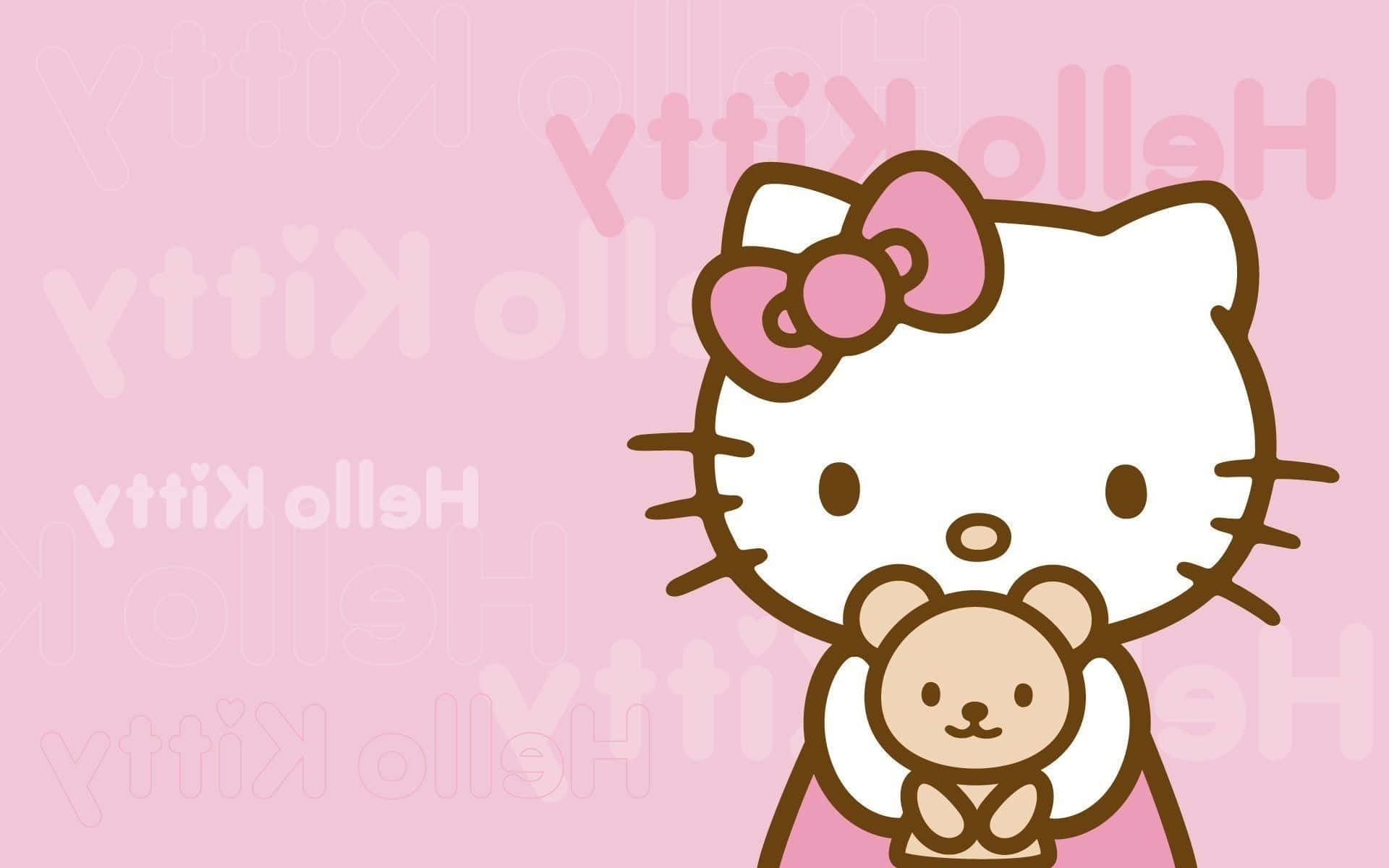 Hello Kitty Laban sa Baliktad na Pangalan na Background Wallpaper