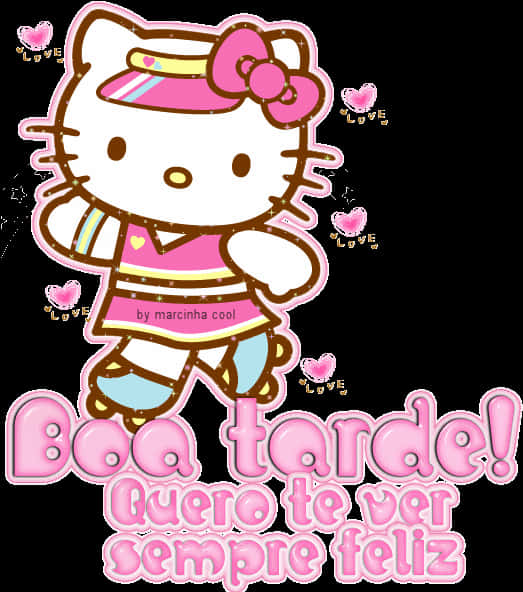 Hello Kitty Magandang Hapon Wish Wallpaper