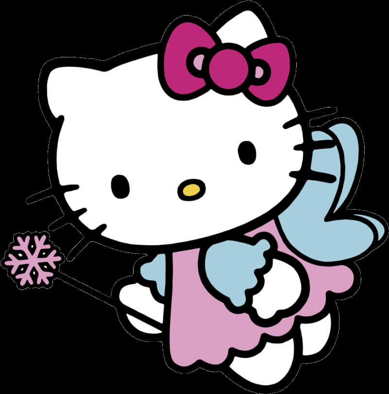 Hello Kitty Tema ng Taglamig Wallpaper