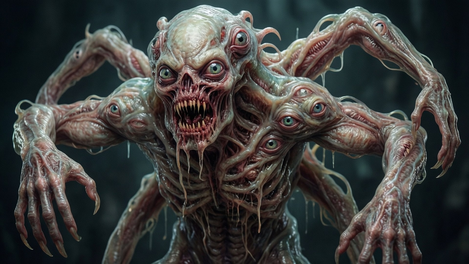 Hibridong Alien-Necromorph Wallpaper