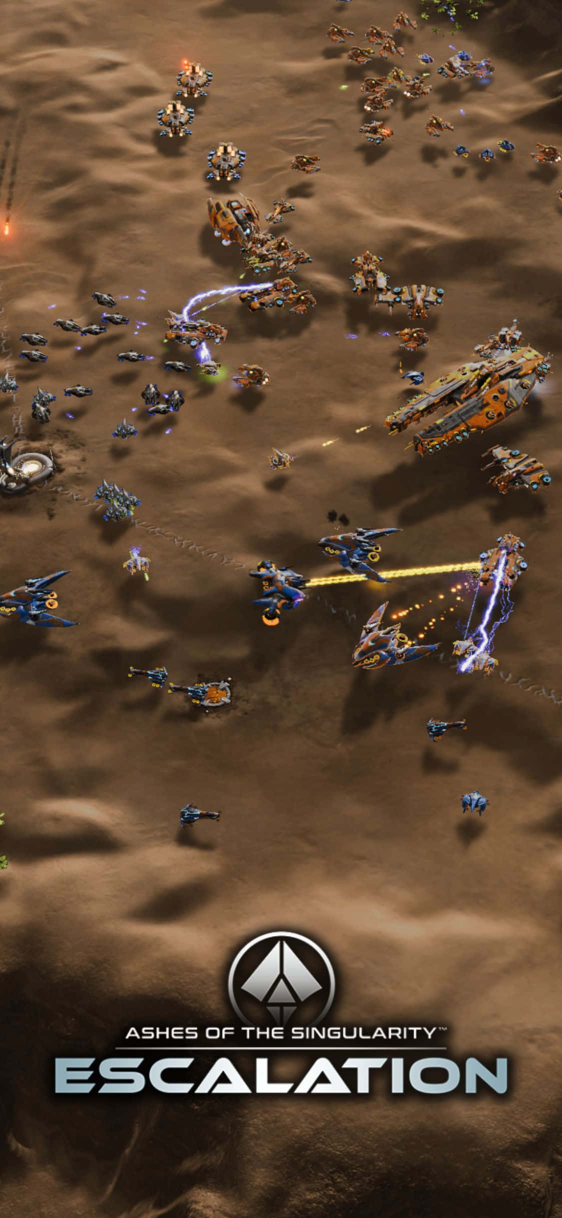 Hindi Kapani-paniwang Detalyadong Graphics sa iPhone X na may Ashes of the Singularity Escalation Wallpaper