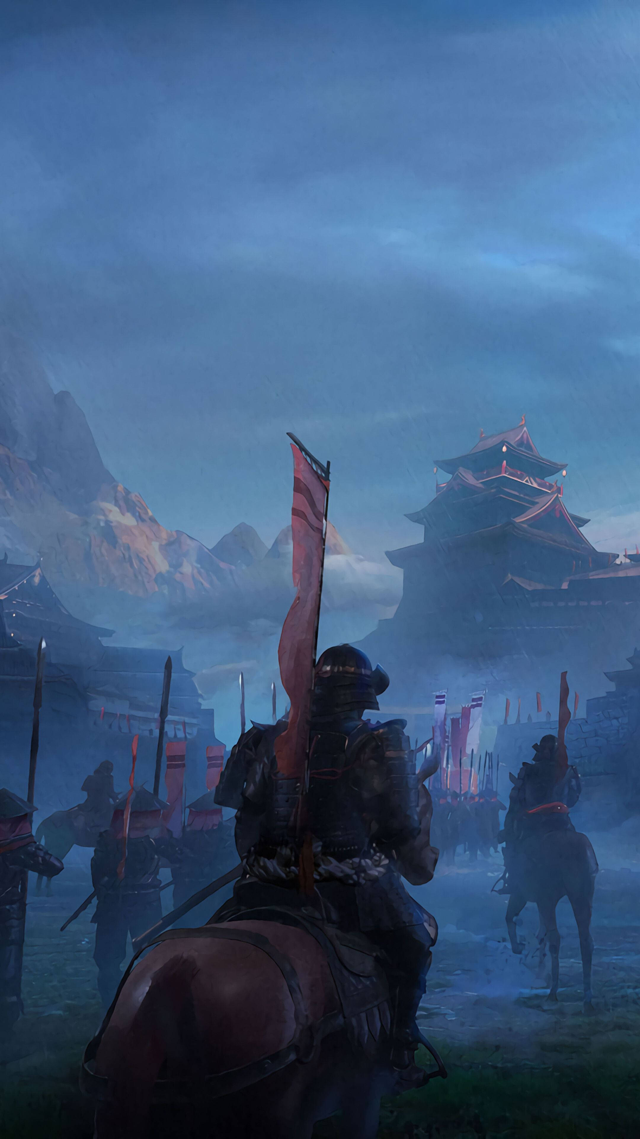 Hukbong Samurai ng Hapon Wallpaper